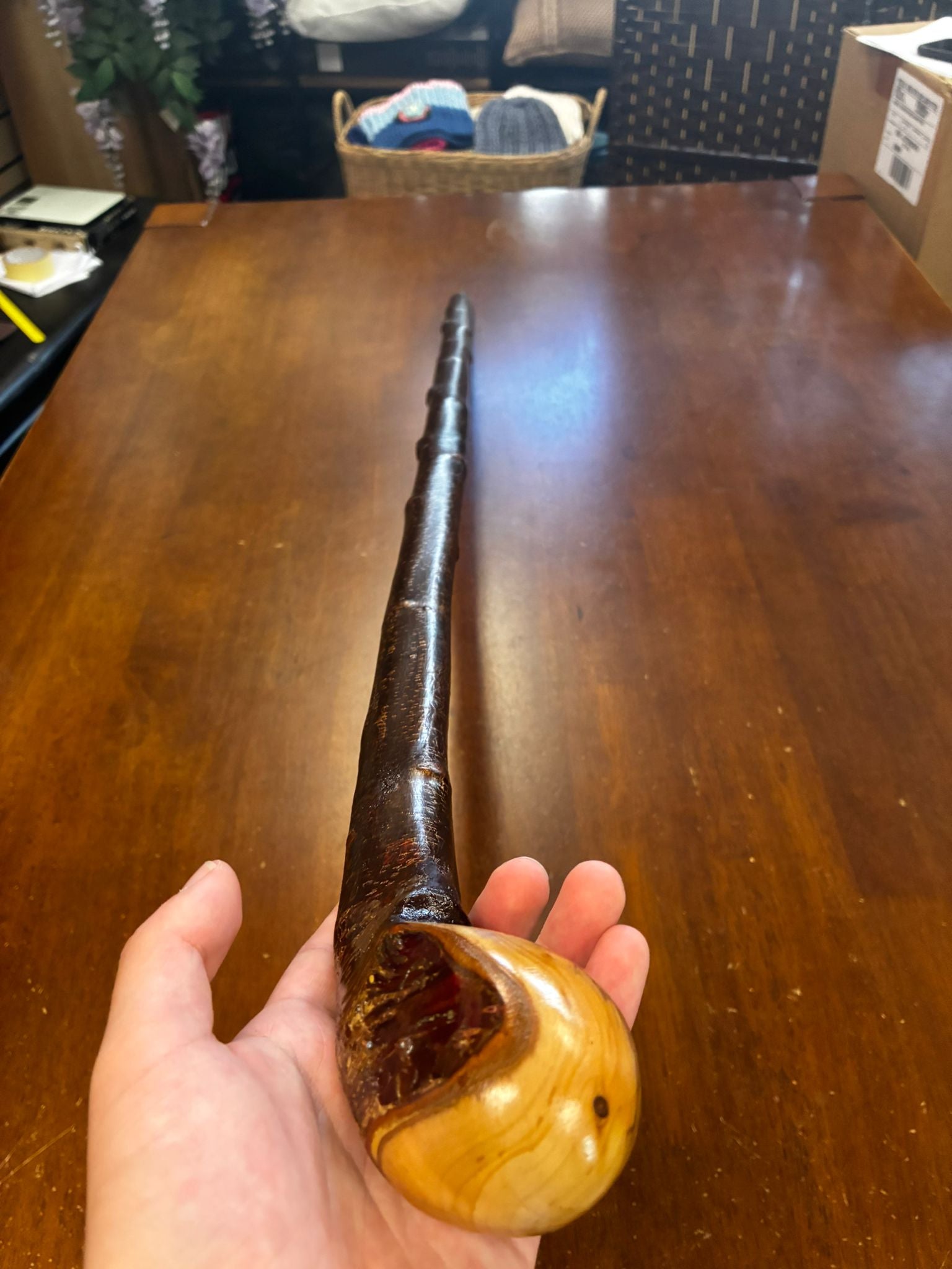 Blackthorn Walking Stick 38 1/2 inch - Handmade in Ireland