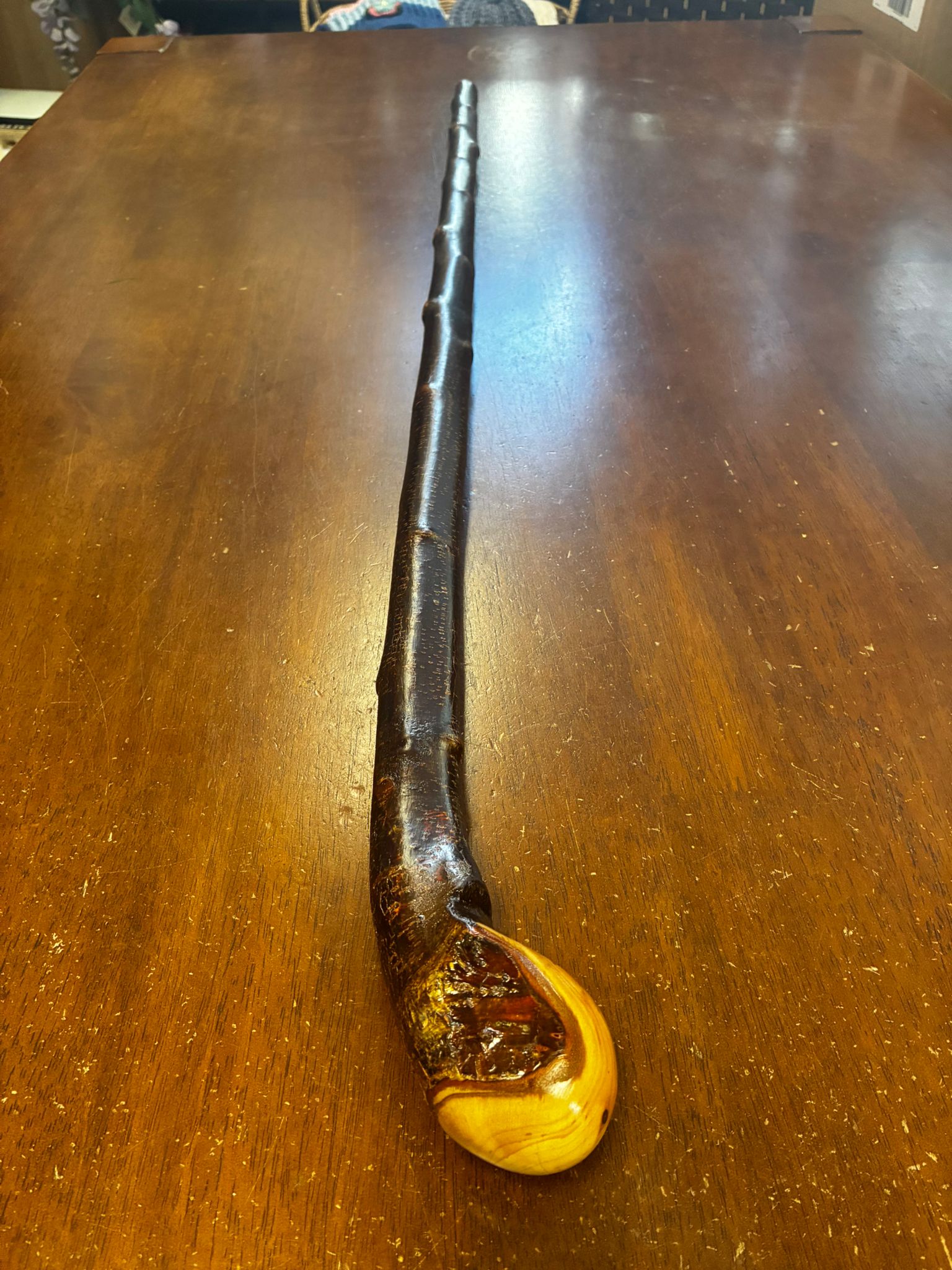 Blackthorn Walking Stick 38 1/2 inch - Handmade in Ireland