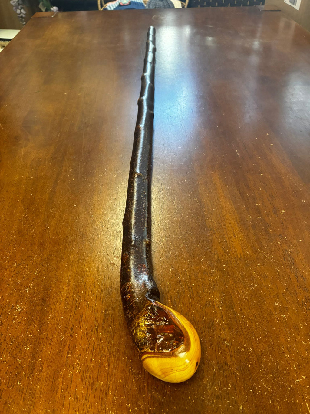Blackthorn Walking Stick 38 1/2 inch - Handmade in Ireland