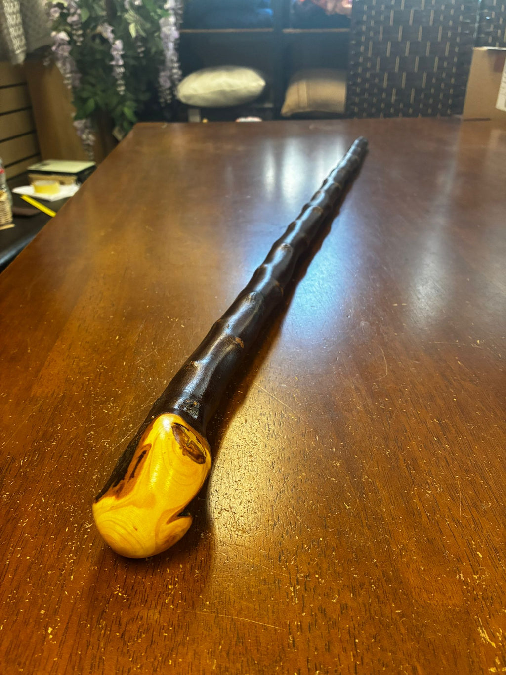 Blackthorn Walking Stick 38 1/2 inch - Handmade in Ireland