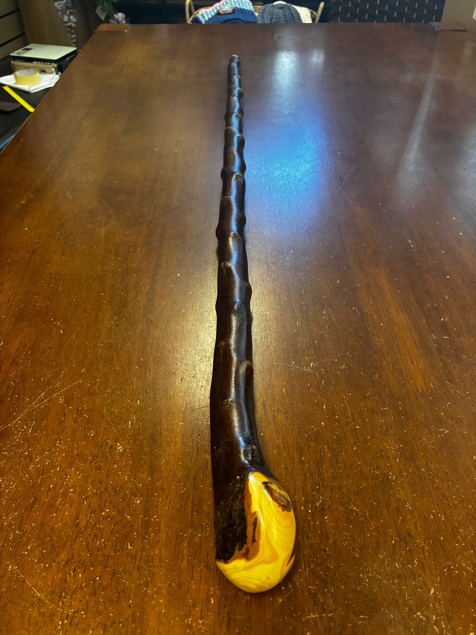 Blackthorn Walking Stick 38 1/2 inch - Handmade in Ireland