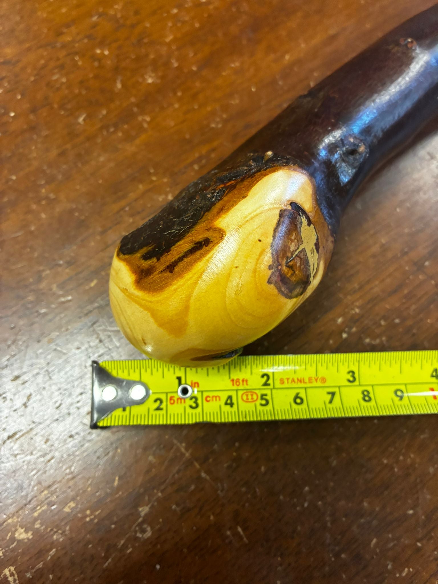 Blackthorn Walking Stick 38 1/2 inch - Handmade in Ireland