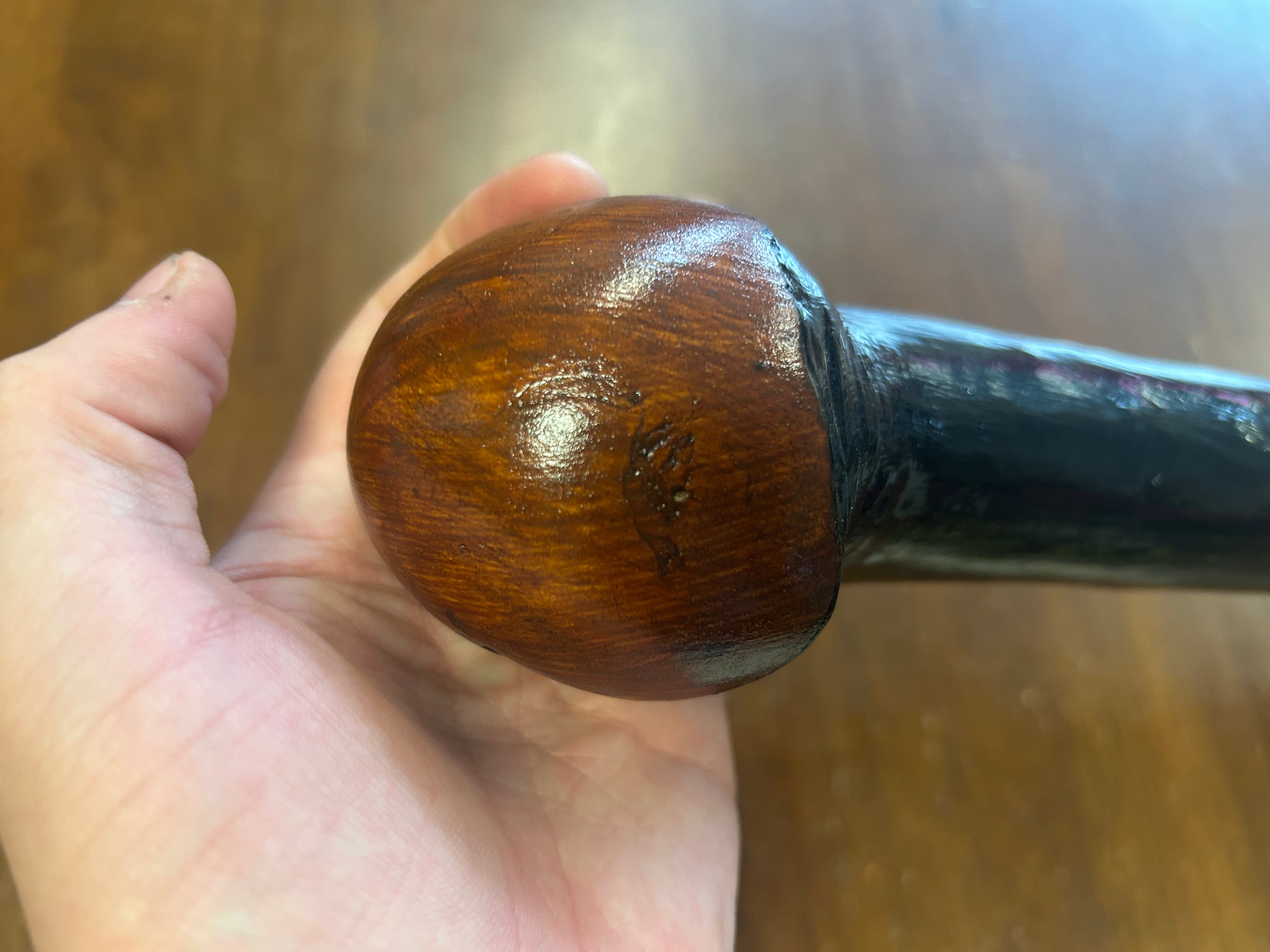 Blackthorn Walking Stick 37 3/4 inch - Handmade in Ireland