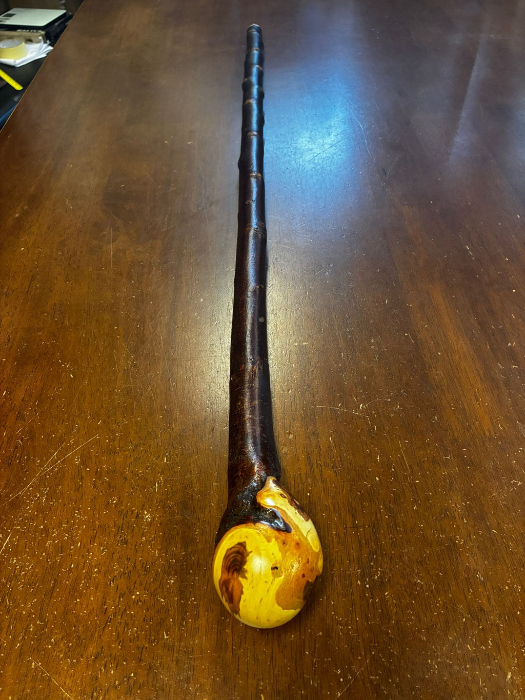 Blackthorn Walking Stick 36 1/4 inch - Handmade in Ireland