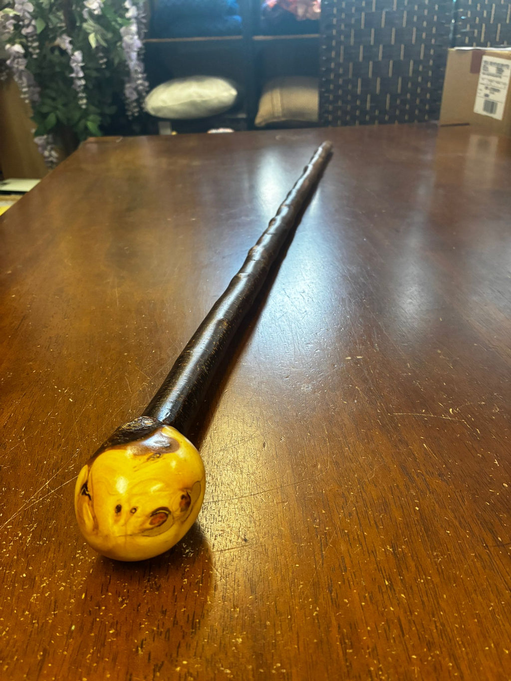 Blackthorn Walking Stick 37 3/4 inch - Handmade in Ireland