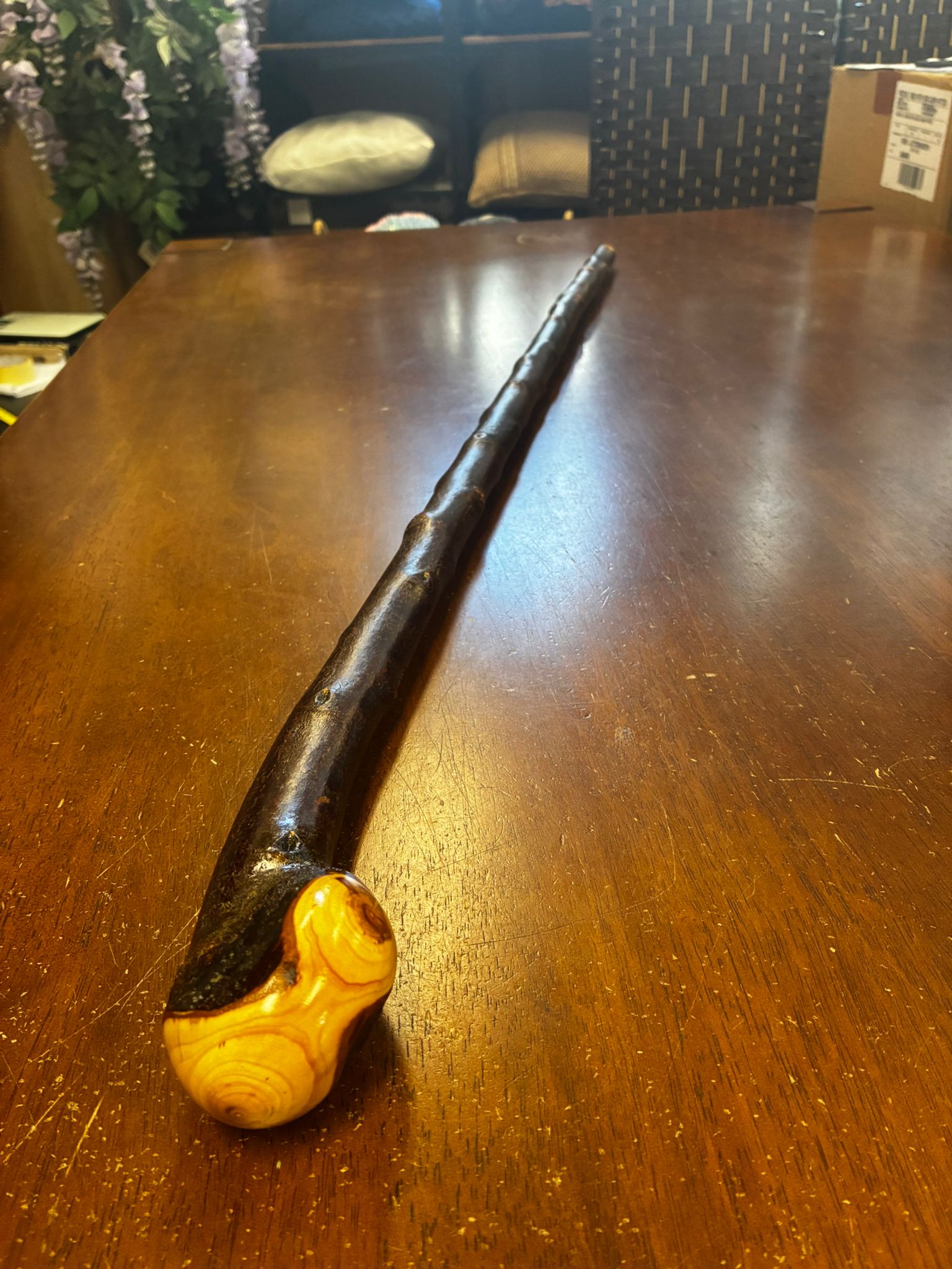 Blackthorn Walking Stick 38 1/2 inch - Handmade in Ireland