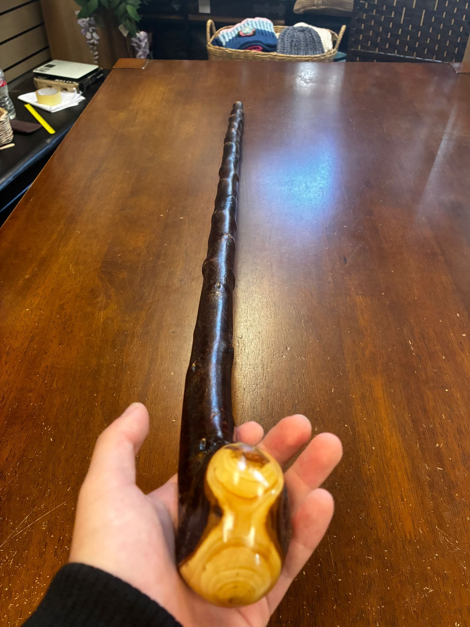 Blackthorn Walking Stick 38 1/2 inch - Handmade in Ireland