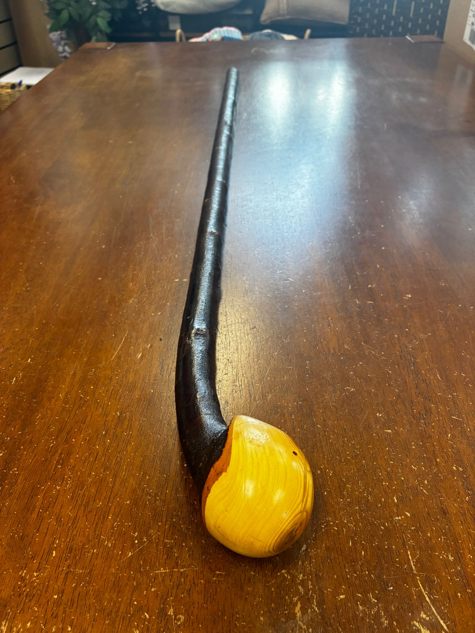 Blackthorn Walking Stick 37 1/2 inch - Handmade in Ireland