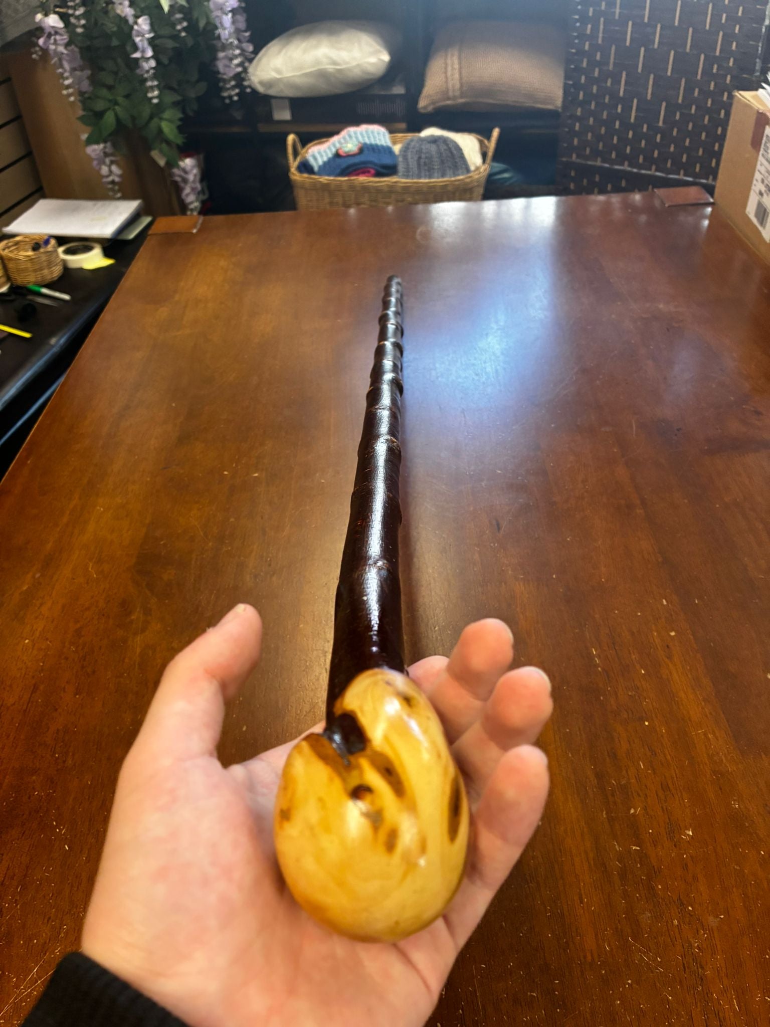 Blackthorn Walking Stick 39 1/4 inch - Handmade in Ireland