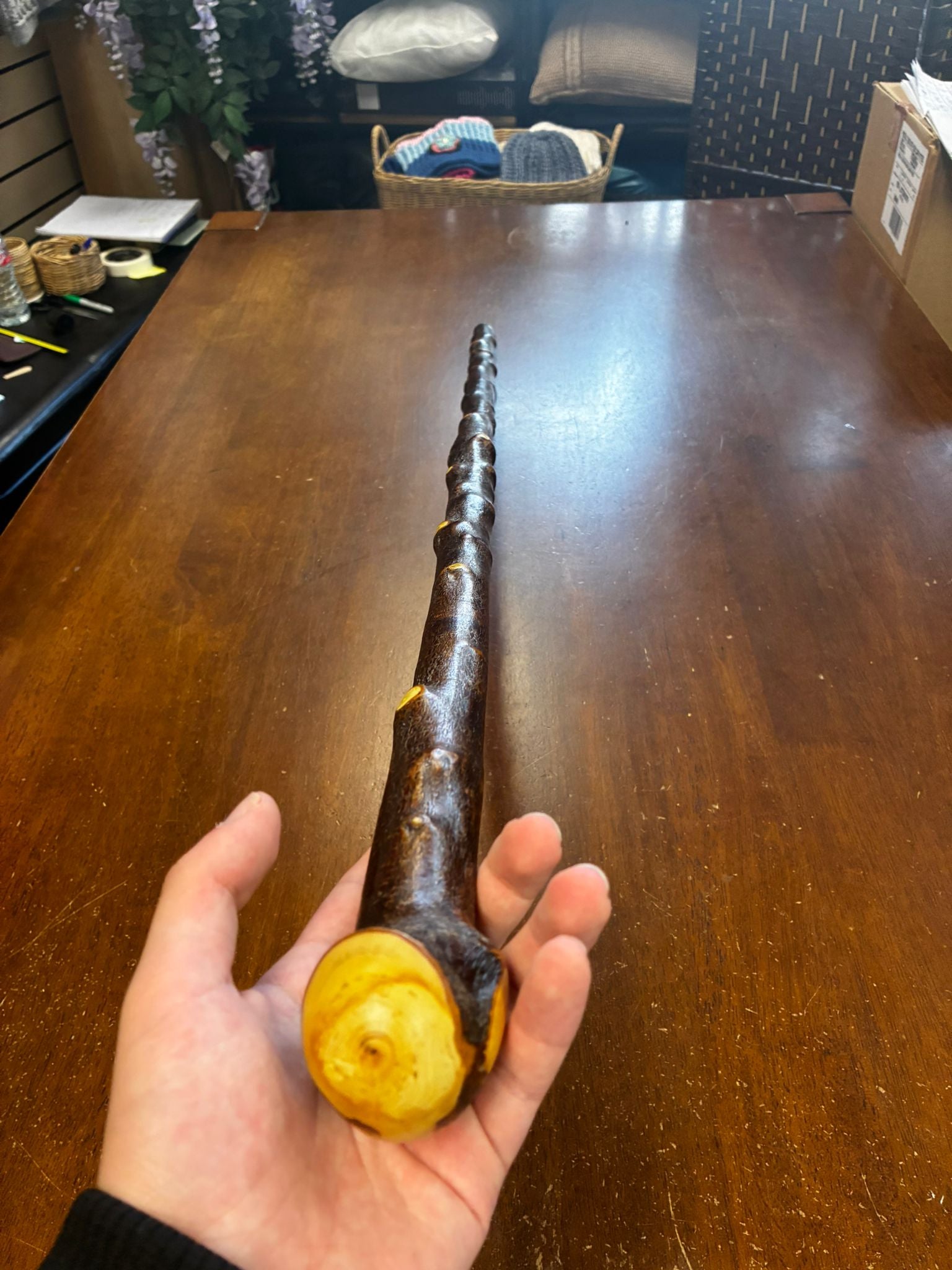 Blackthorn Walking Stick 39 1/4 inch - Handmade in Ireland
