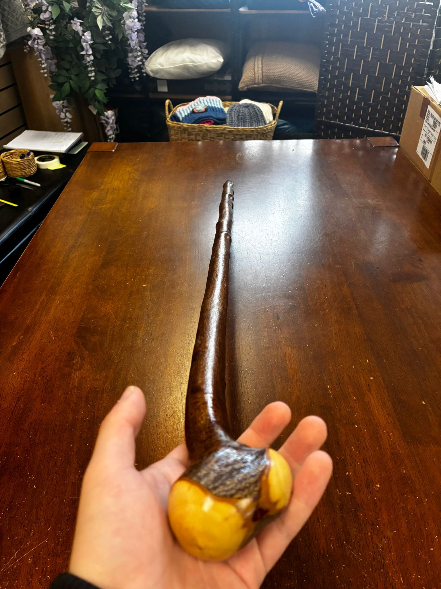 Blackthorn Walking Stick 39 1/4 inch - Handmade in Ireland