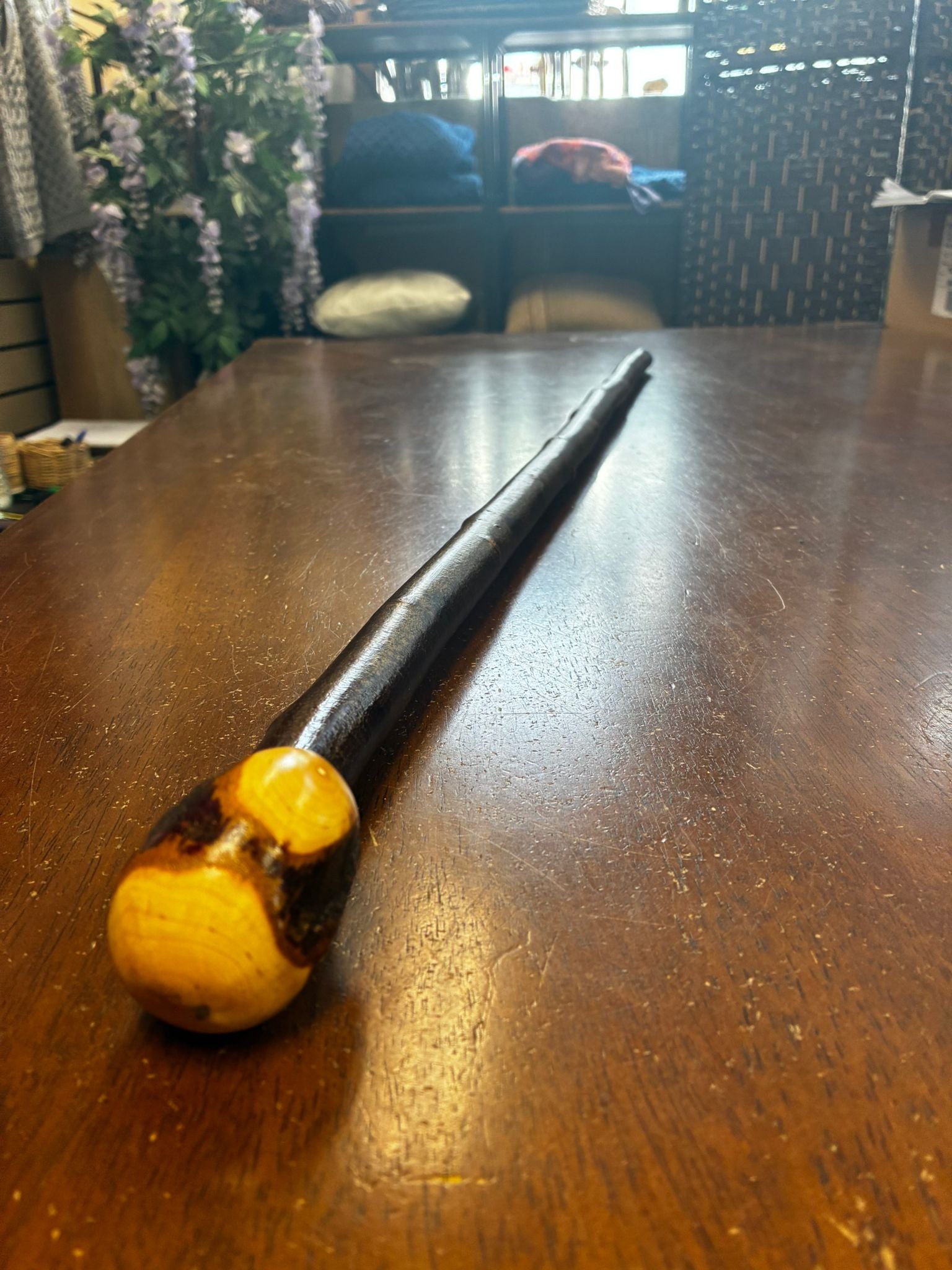 Blackthorn Walking Stick 37 inch - Handmade in Ireland
