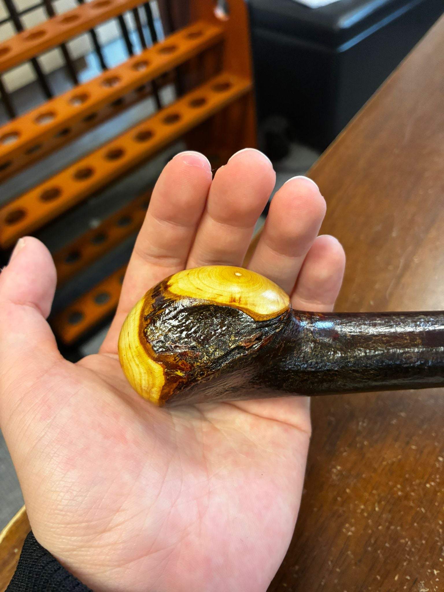 Blackthorn Walking Stick 37 inch - Handmade in Ireland
