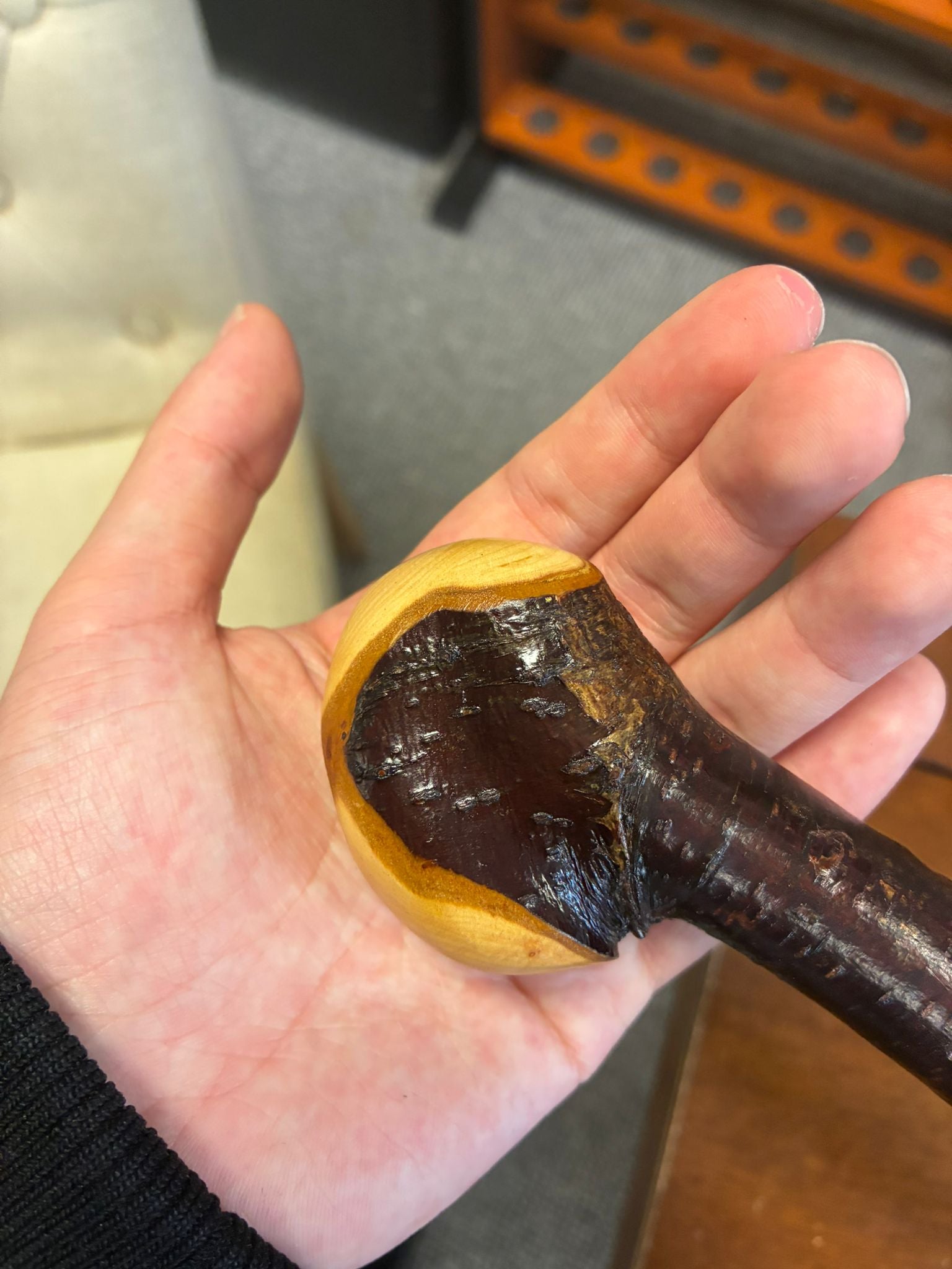 Blackthorn Walking Stick 38 1/2 inch - Handmade in Ireland