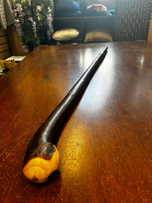 Blackthorn Walking Stick 38 1/4 inch - Handmade in Ireland
