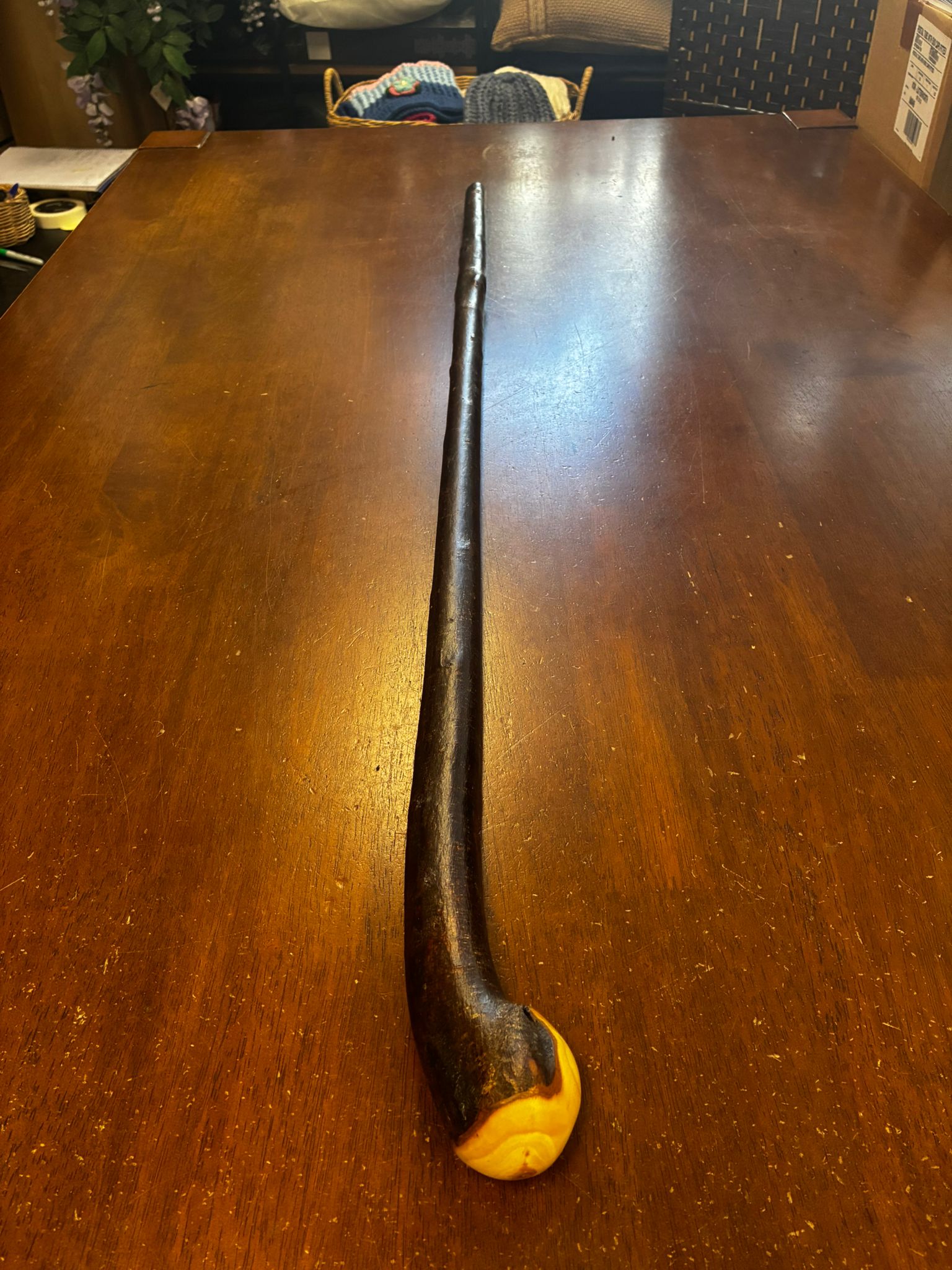 Blackthorn Walking Stick 38 1/4 inch - Handmade in Ireland