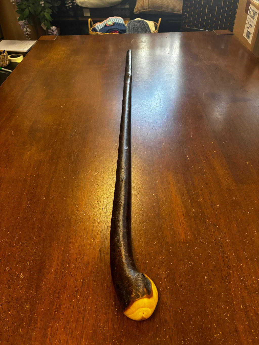Blackthorn Walking Stick 38 1/4 inch - Handmade in Ireland