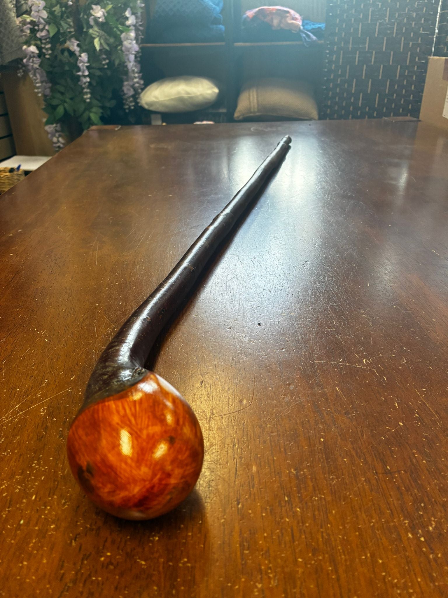 Blackthorn Walking Stick 37 1/4 inch - Handmade in Ireland