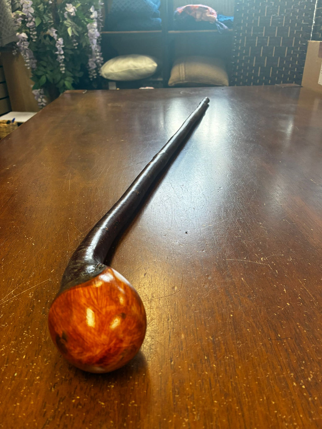 Blackthorn Walking Stick 37 1/4 inch - Handmade in Ireland