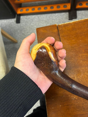 Blackthorn Walking Stick 38 1/2 inch - Handmade in Ireland