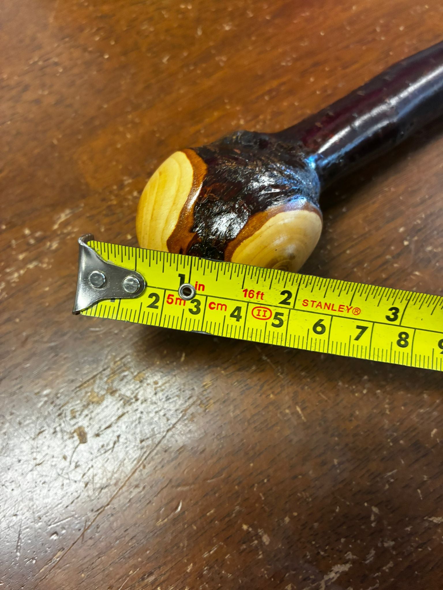Blackthorn Walking Stick 38 1/4 inch - Handmade in Ireland