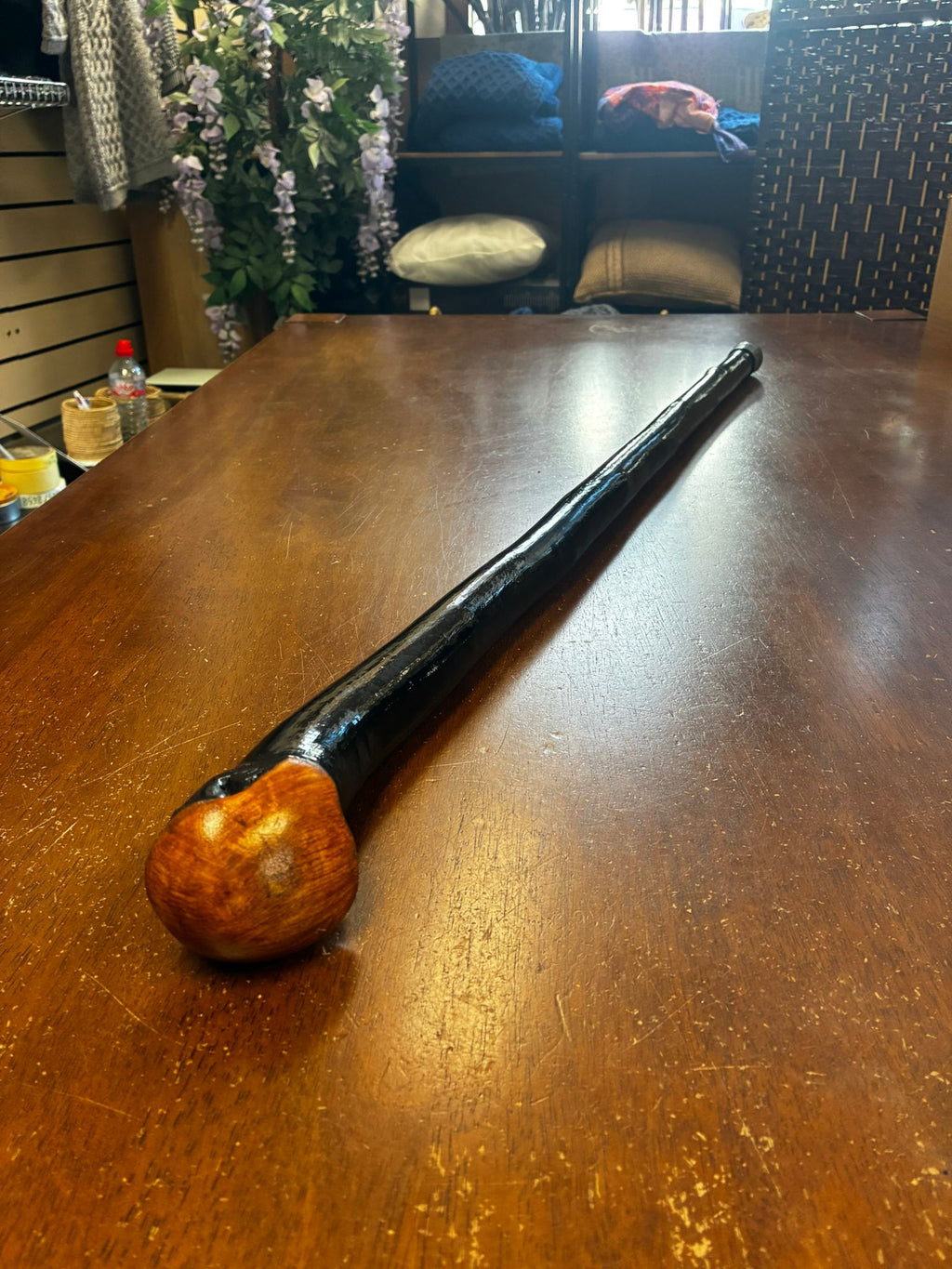 Blackthorn Walking Stick 37 1/4 inch - Handmade in Ireland