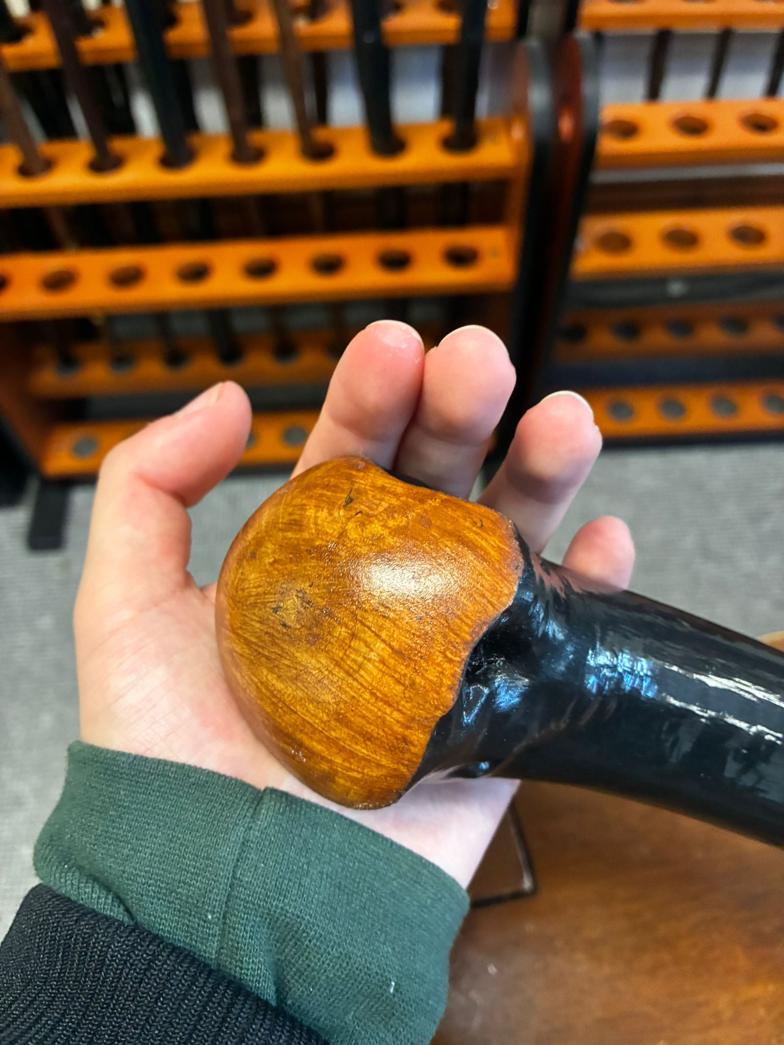 Blackthorn Walking Stick 37 1/4 inch - Handmade in Ireland