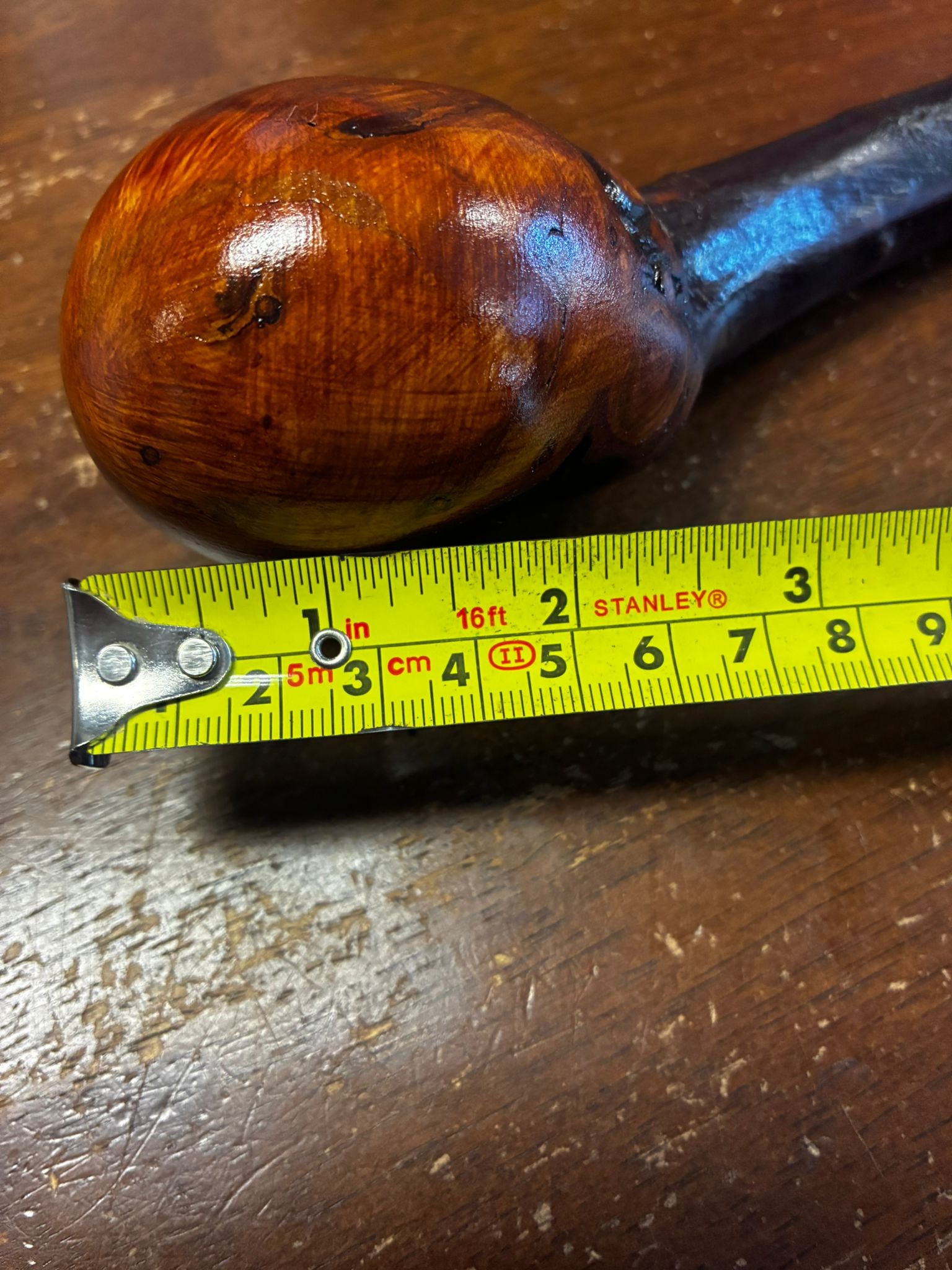 Blackthorn Walking Stick 37 1/2 inch - Handmade in Ireland