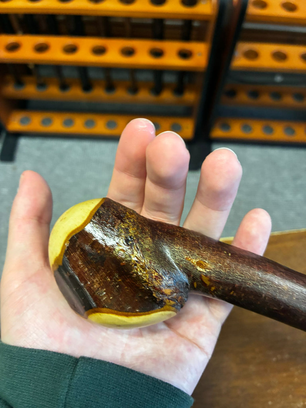 Blackthorn Walking Stick 37 1/4 inch - Handmade in Ireland