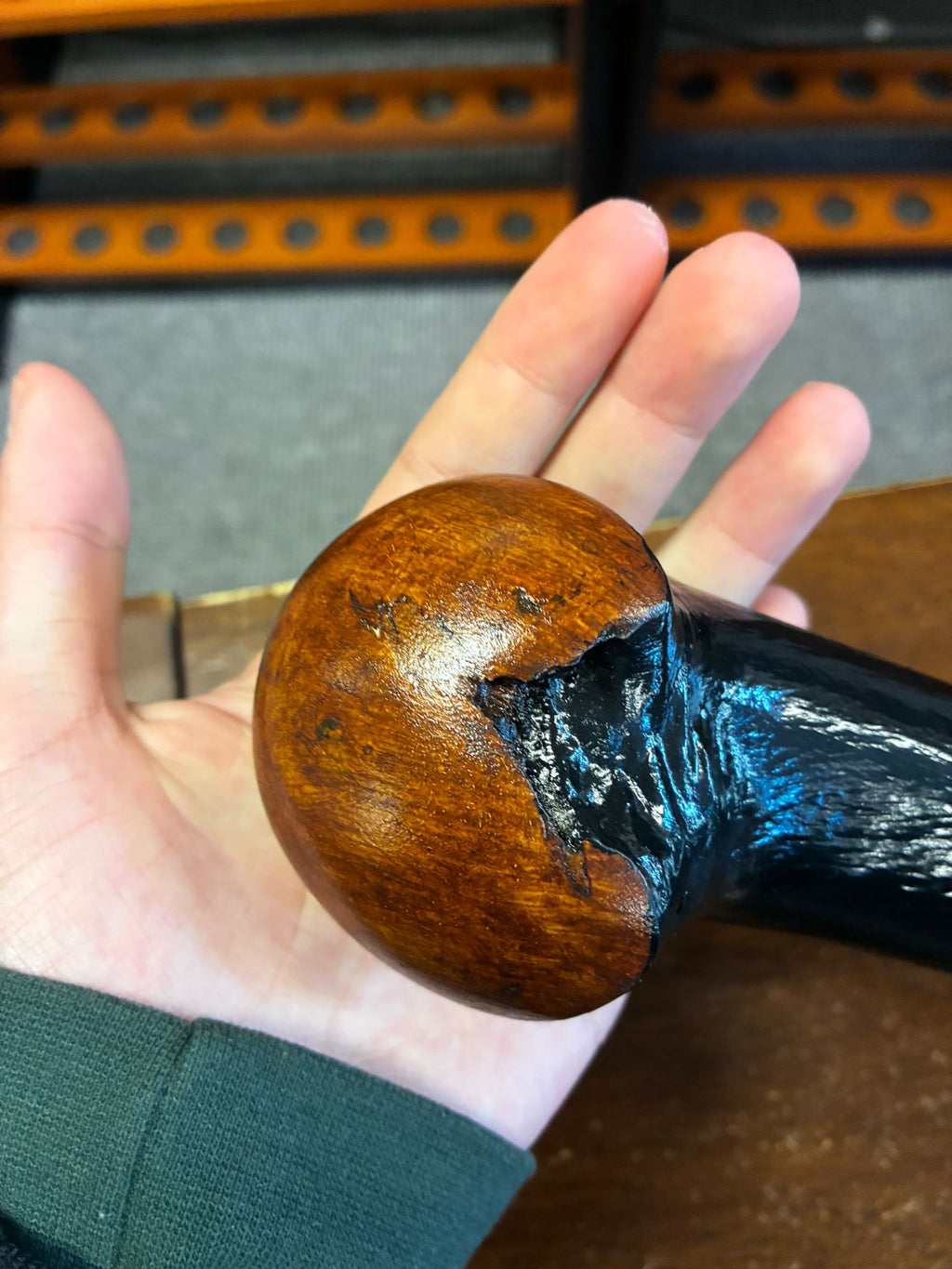 Blackthorn Walking Stick 37 1/2 inch - Handmade in Ireland