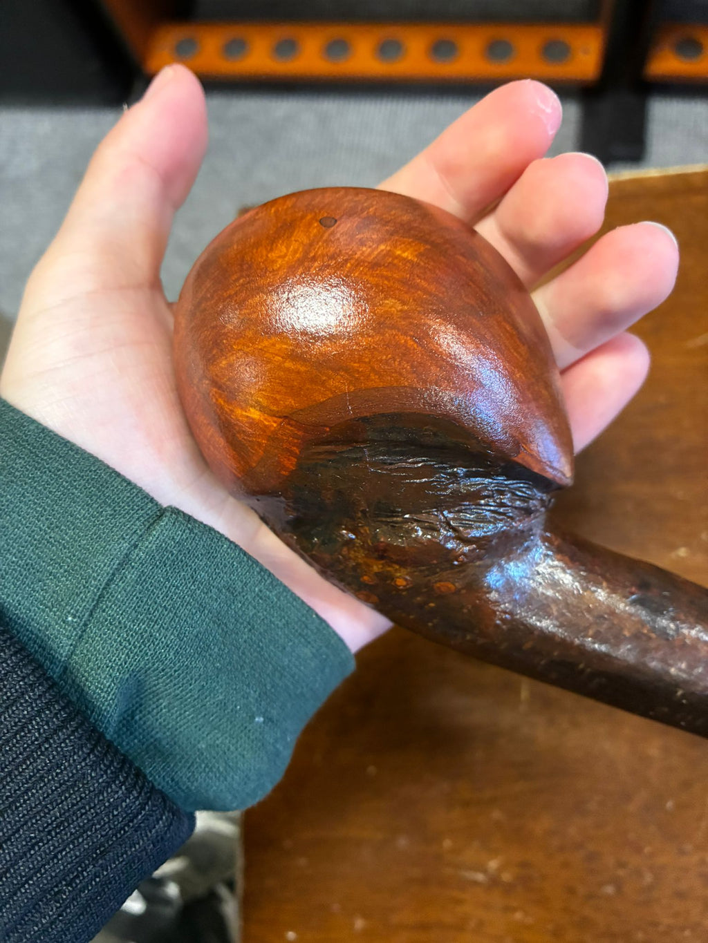 Blackthorn Walking Stick 37 1/2 inch - Handmade in Ireland
