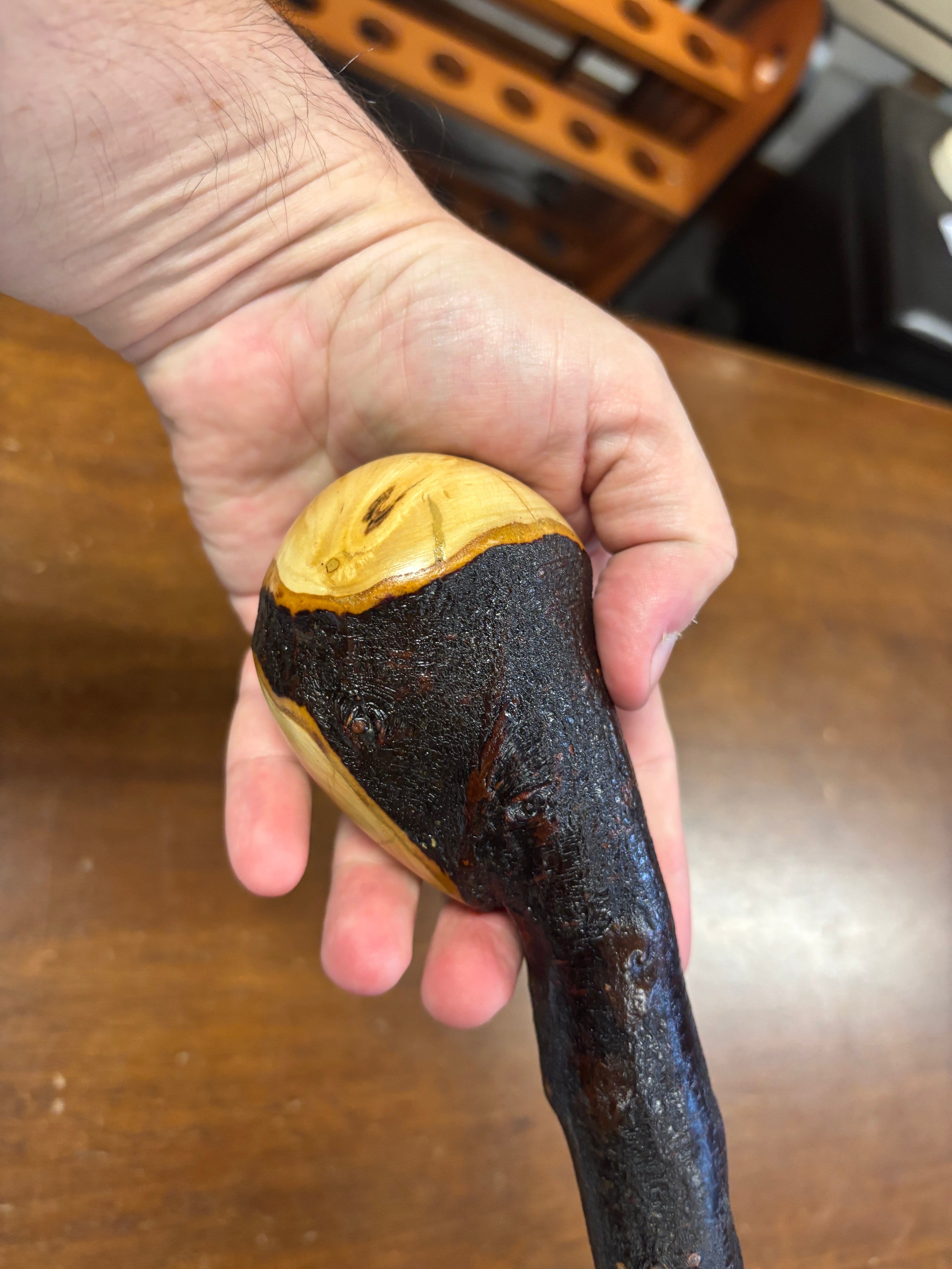 Blackthorn Walking Stick 36 1/2 inch - Handmade in Ireland