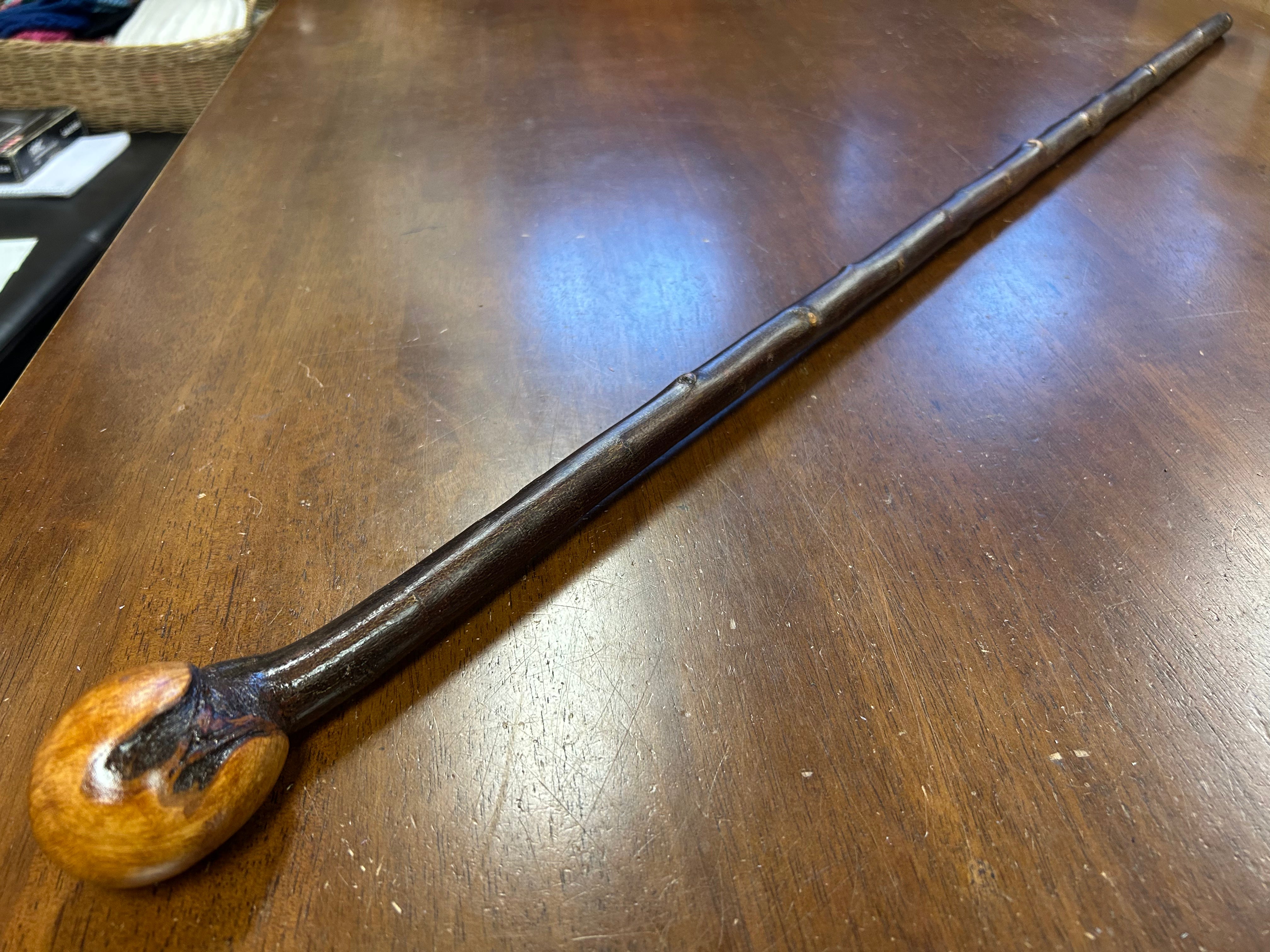 Blackthorn Walking Stick 38 3/4 inch - Handmade in Ireland
