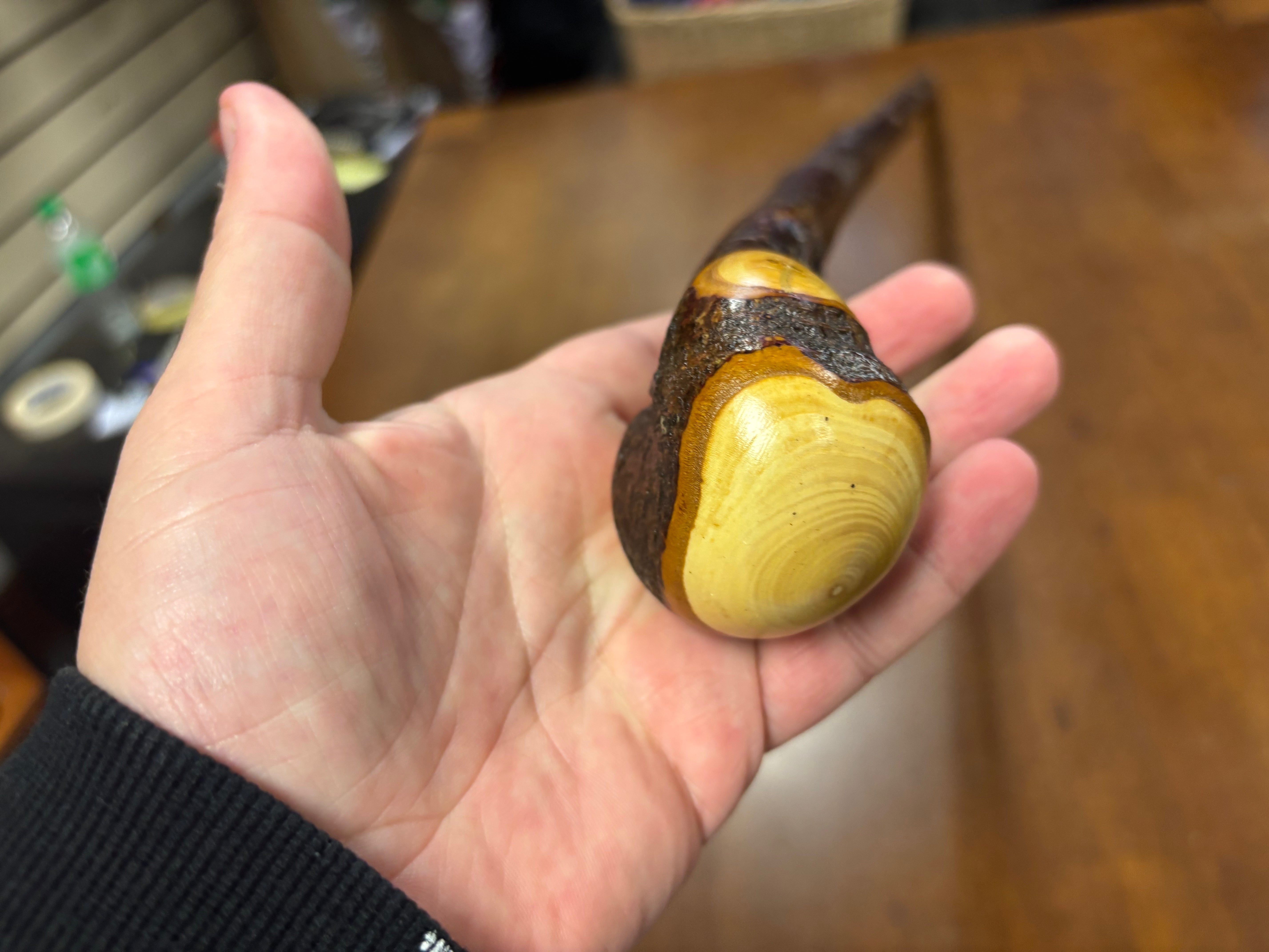 Blackthorn Walking Stick 38 1/2 inch - Handmade in Ireland