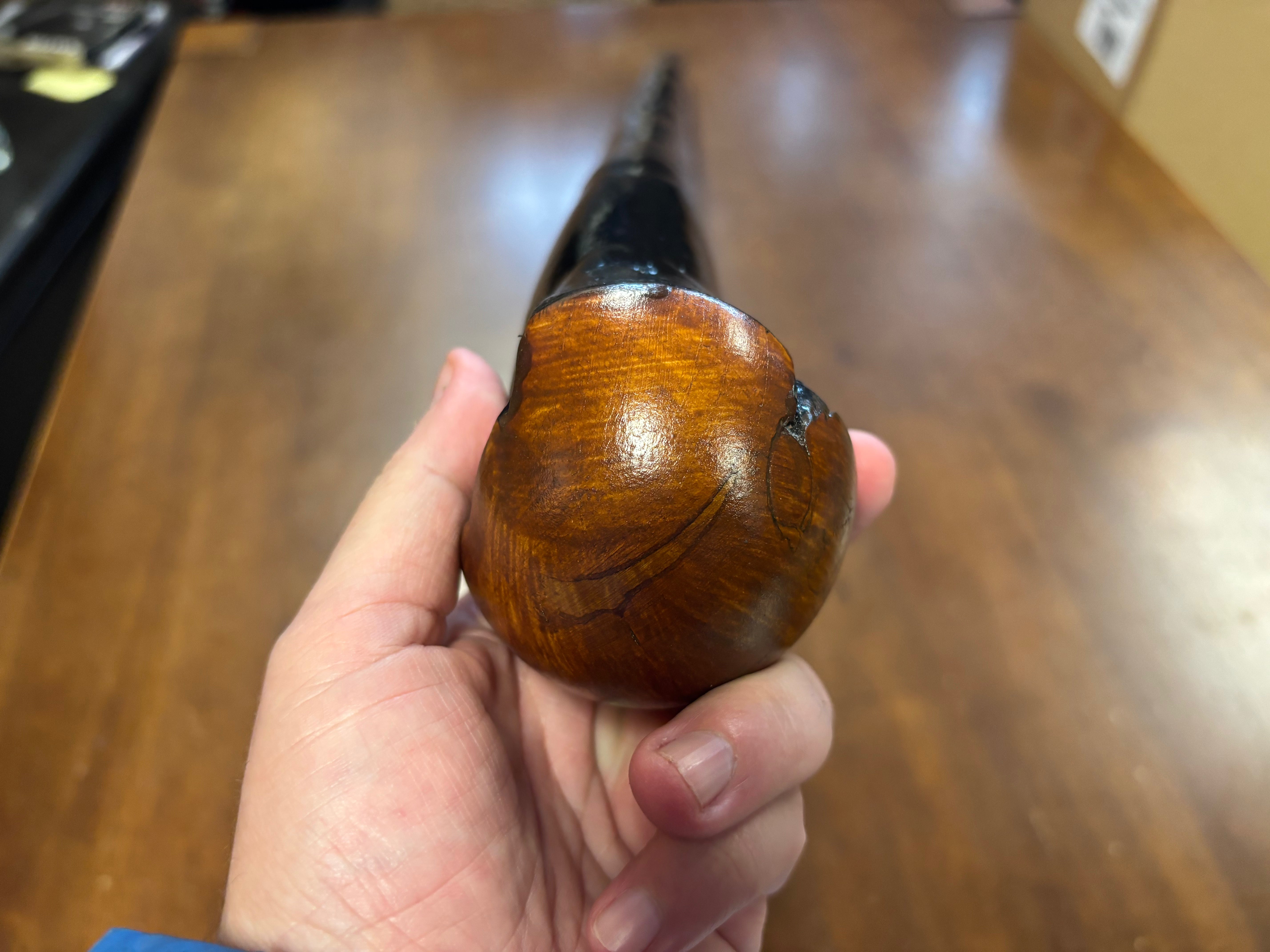 Blackthorn Walking Stick 37 3/4 inch - Handmade in Ireland