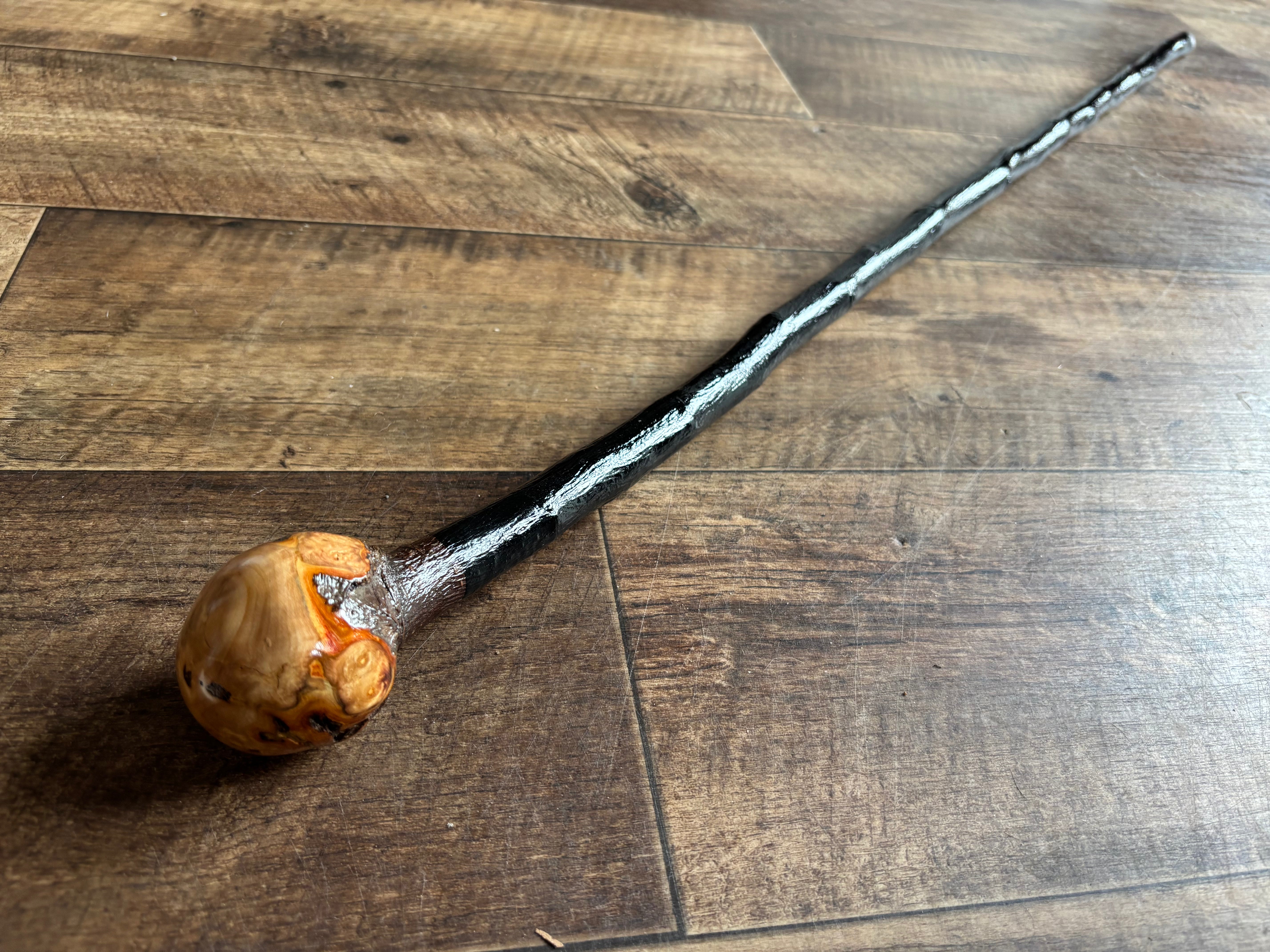 Blackthorn Walking Stick 38 1/2 inch - Handmade in Ireland