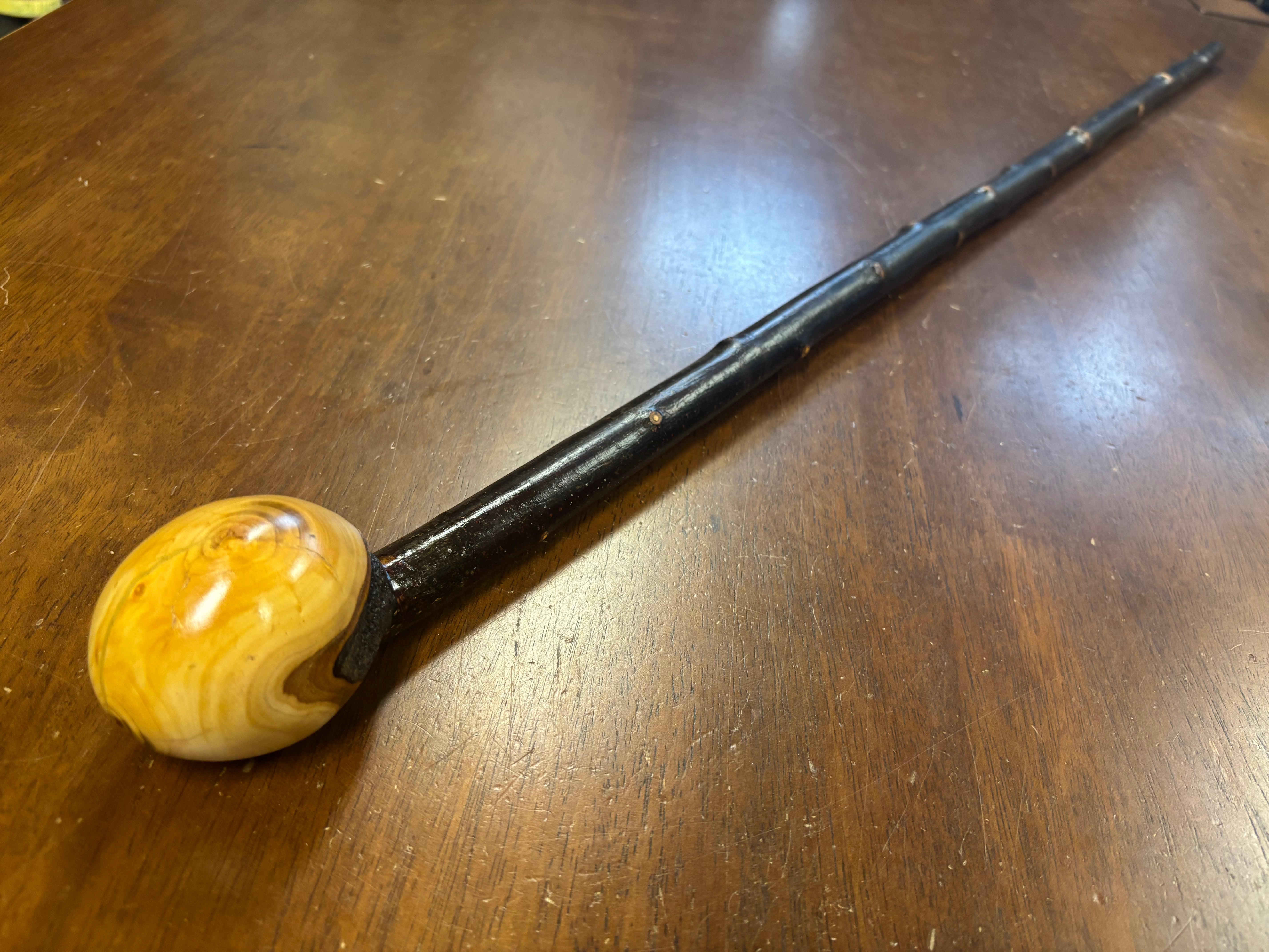 Blackthorn Walking Stick 36 3/4 inch - Handmade in Ireland