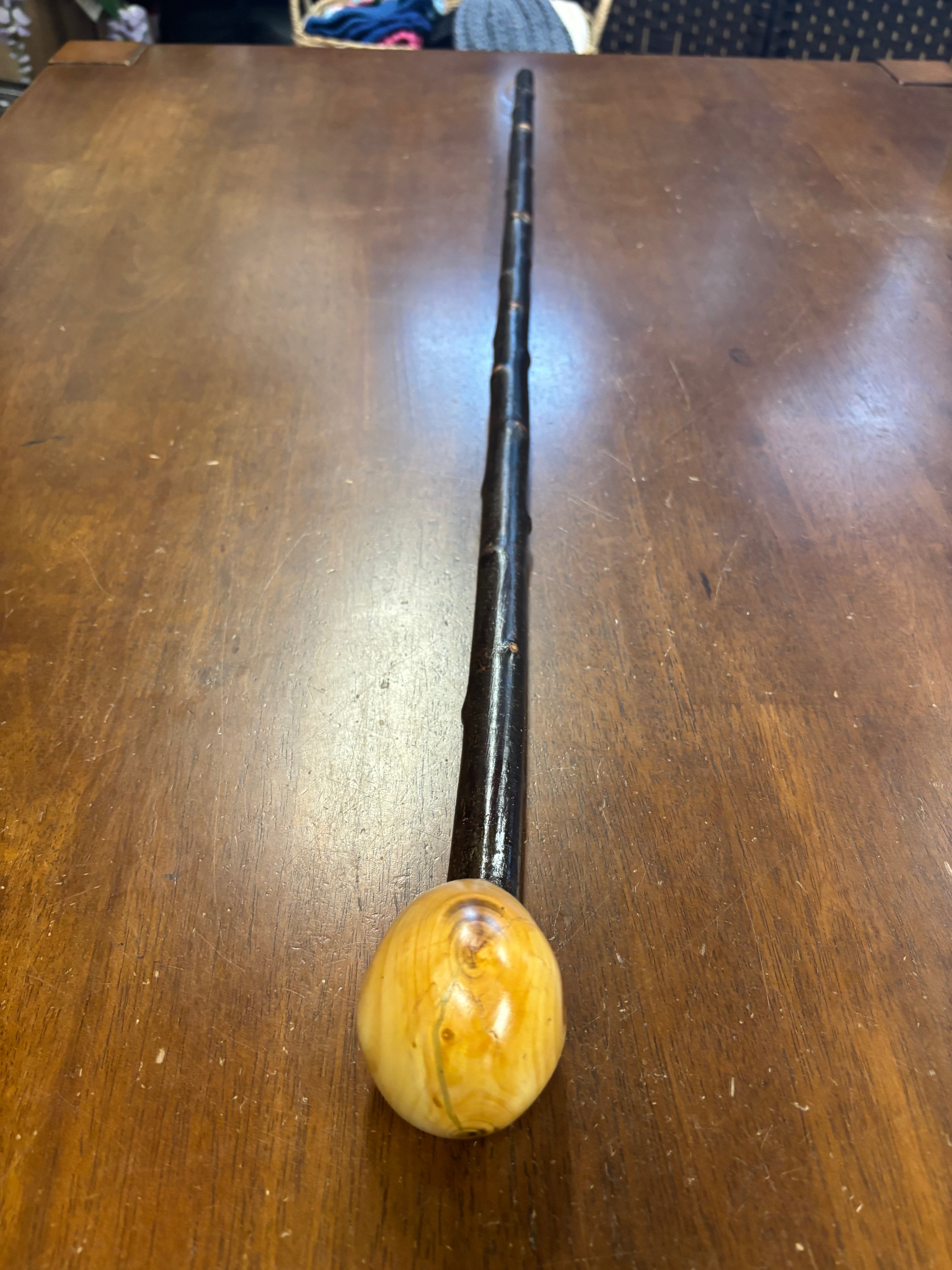 Blackthorn Walking Stick 36 3/4 inch - Handmade in Ireland
