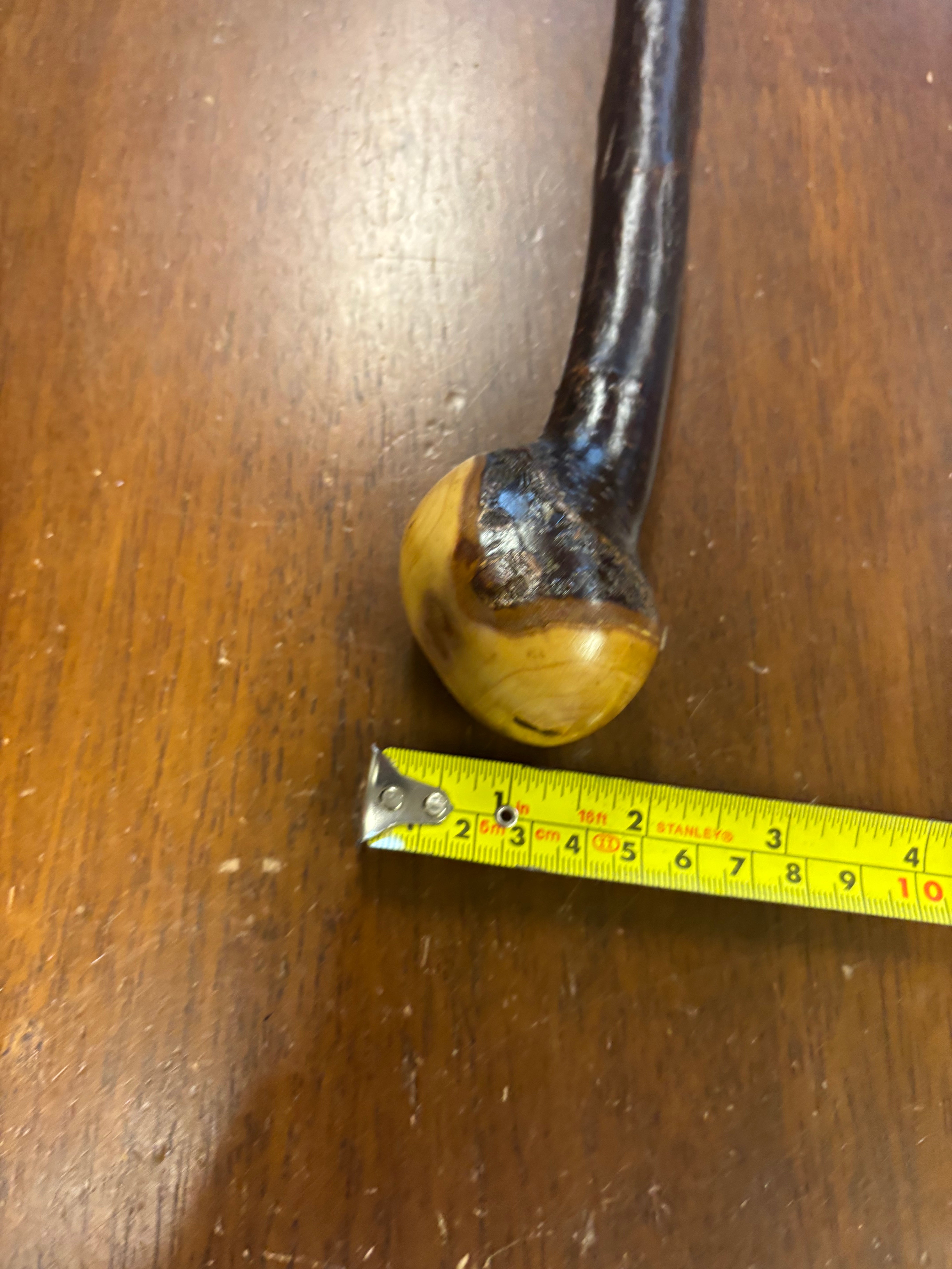 Blackthorn Walking Stick 38 1/2 inch - Handmade in Ireland