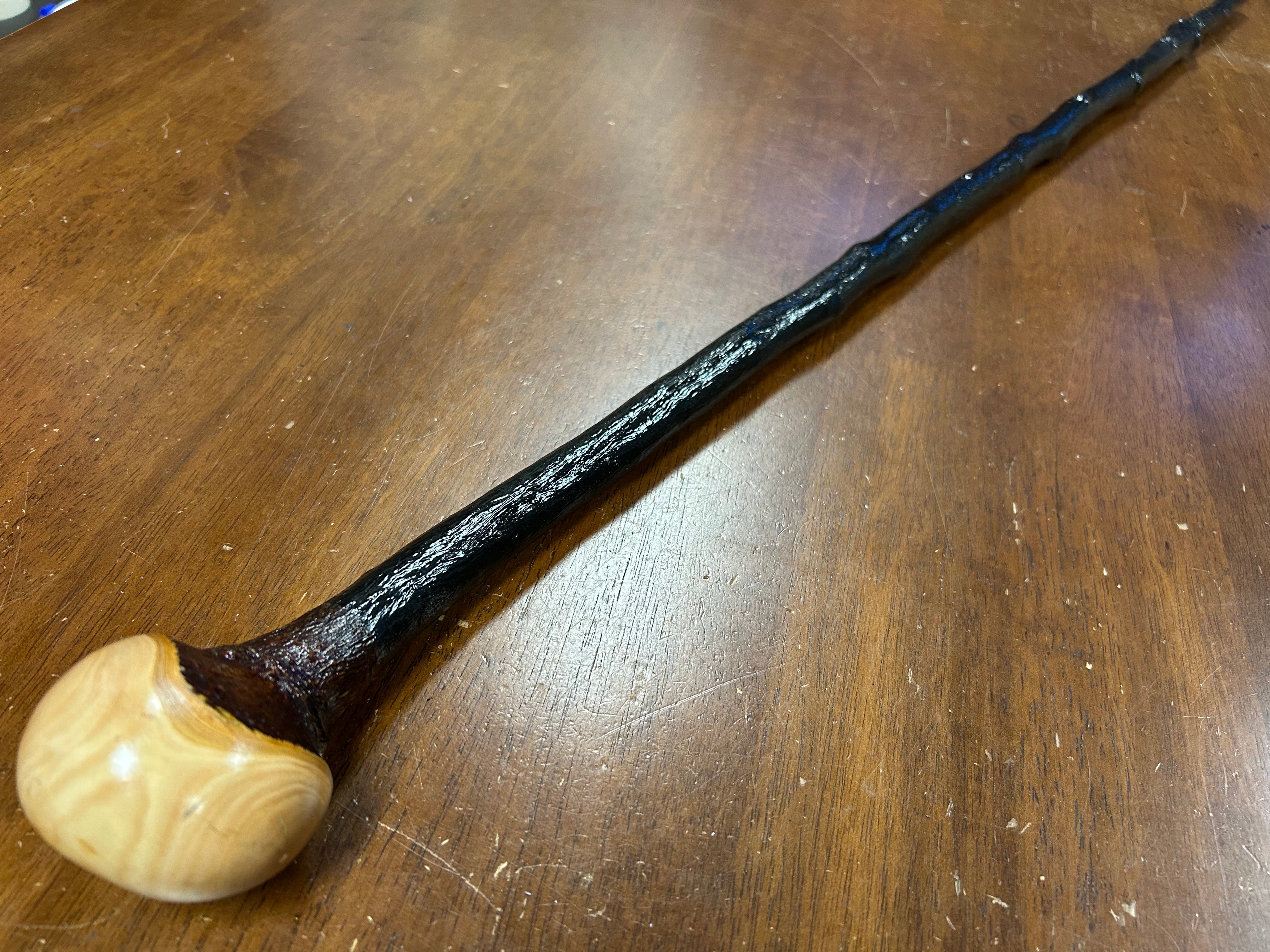 Blackthorn Walking Stick 38 1/4 inch - Handmade in Ireland