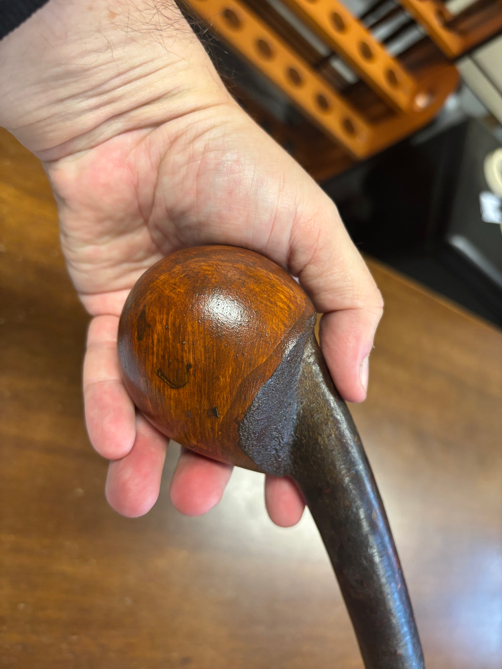 Blackthorn Walking Stick 37 1/2 inch - Handmade in Ireland