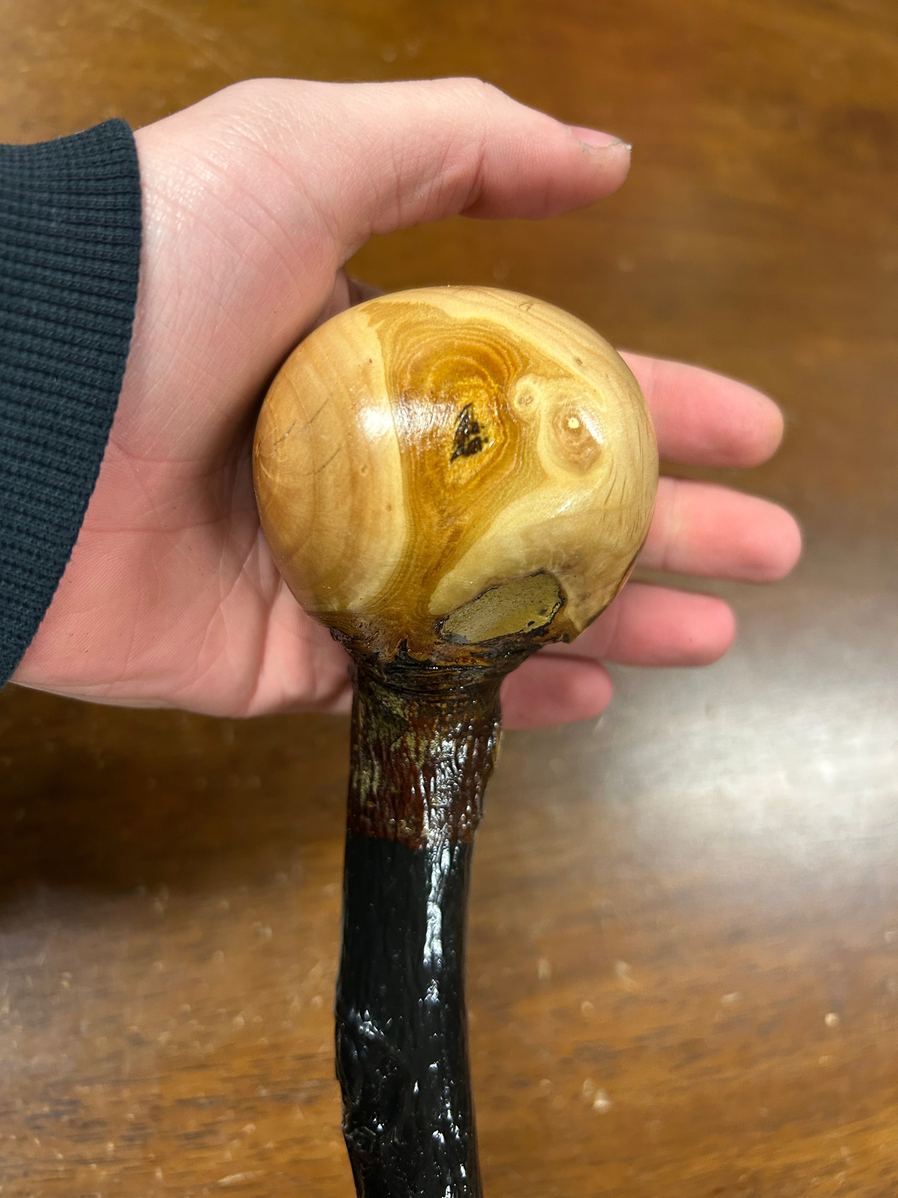 Blackthorn Walking Stick 37 1/4 inch - Handmade in Ireland