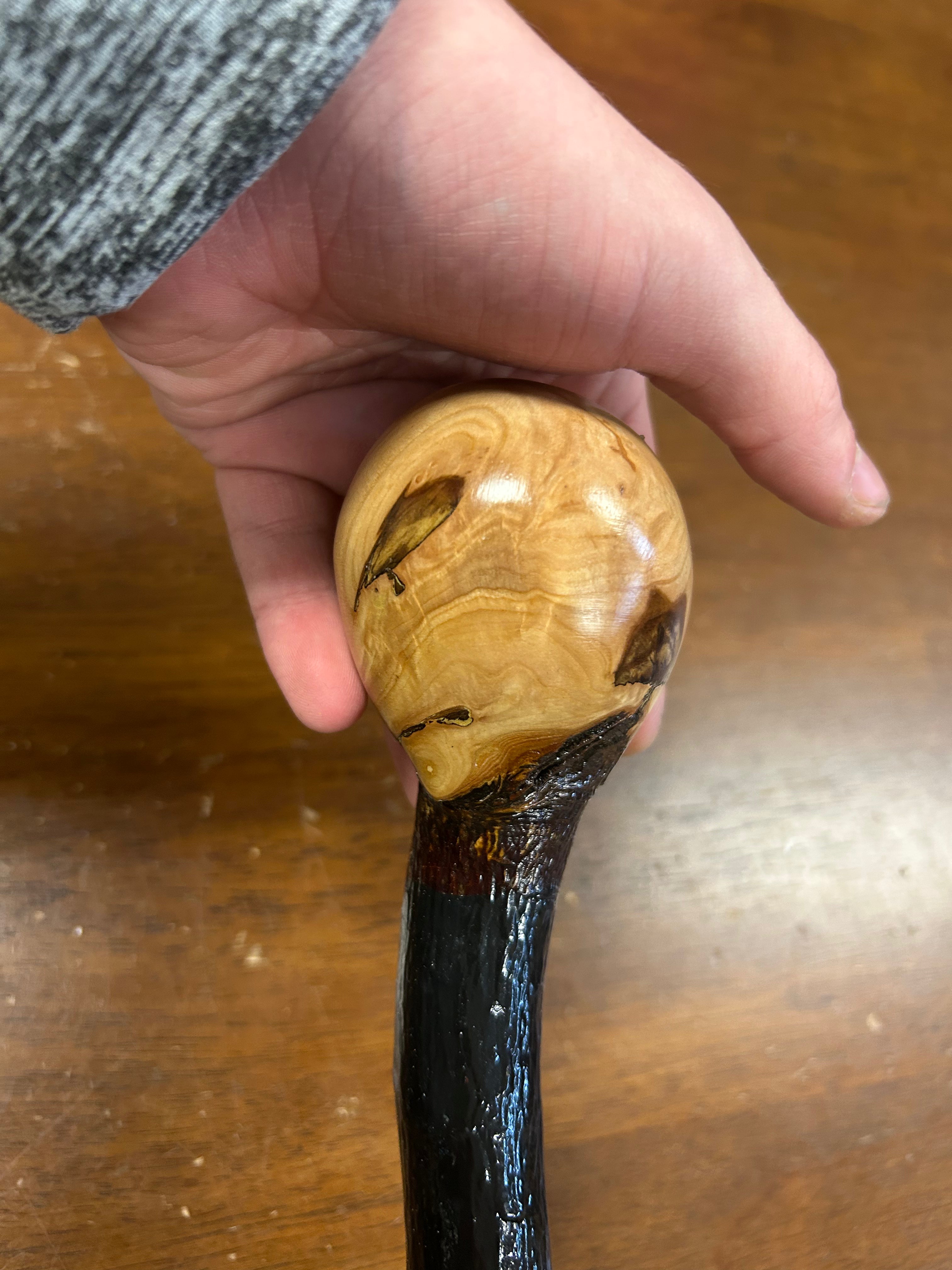 Blackthorn Walking Stick 39 1/4 inch - Handmade in Ireland