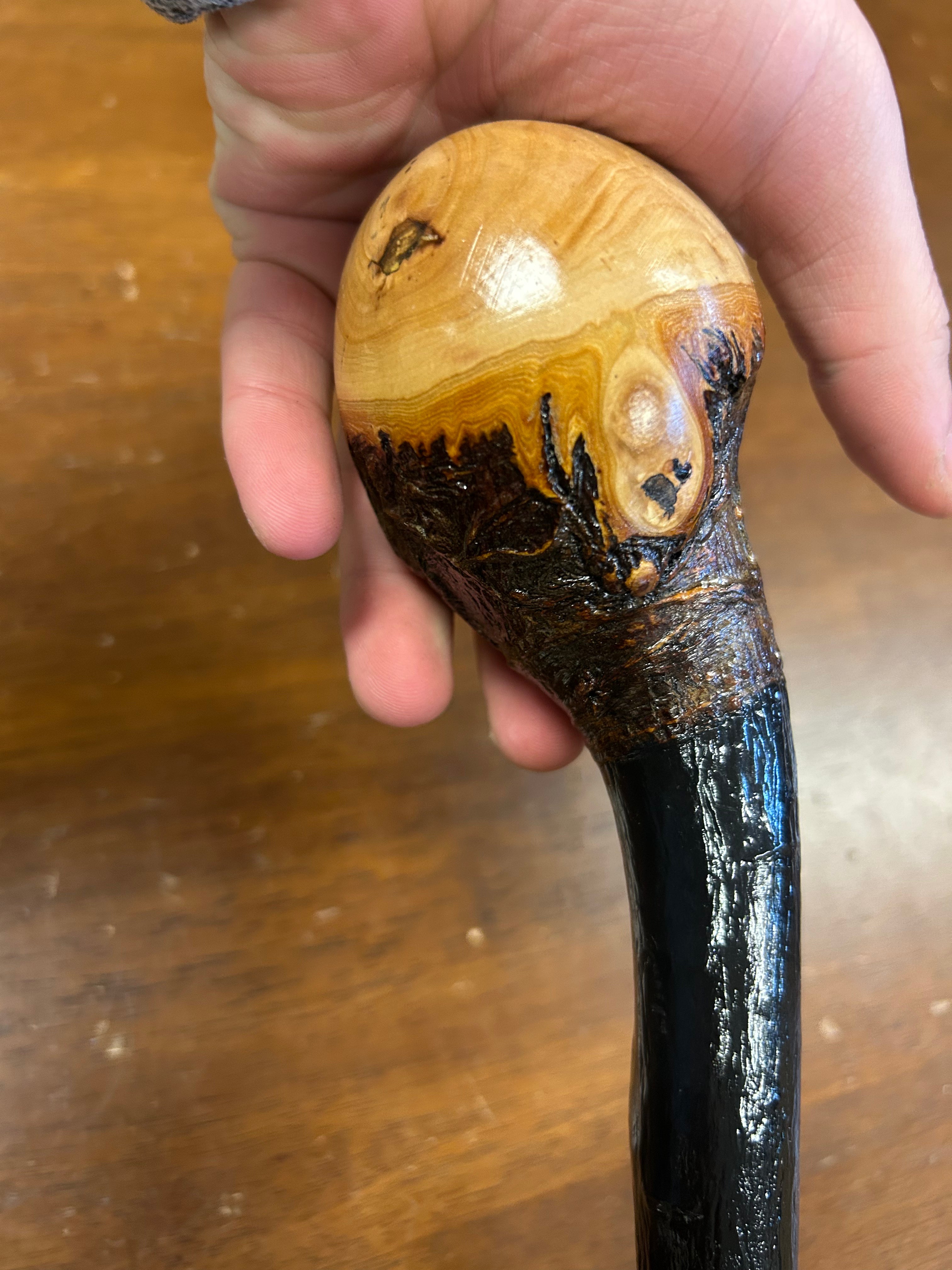 Blackthorn Walking Stick 38 inch - Handmade in Ireland