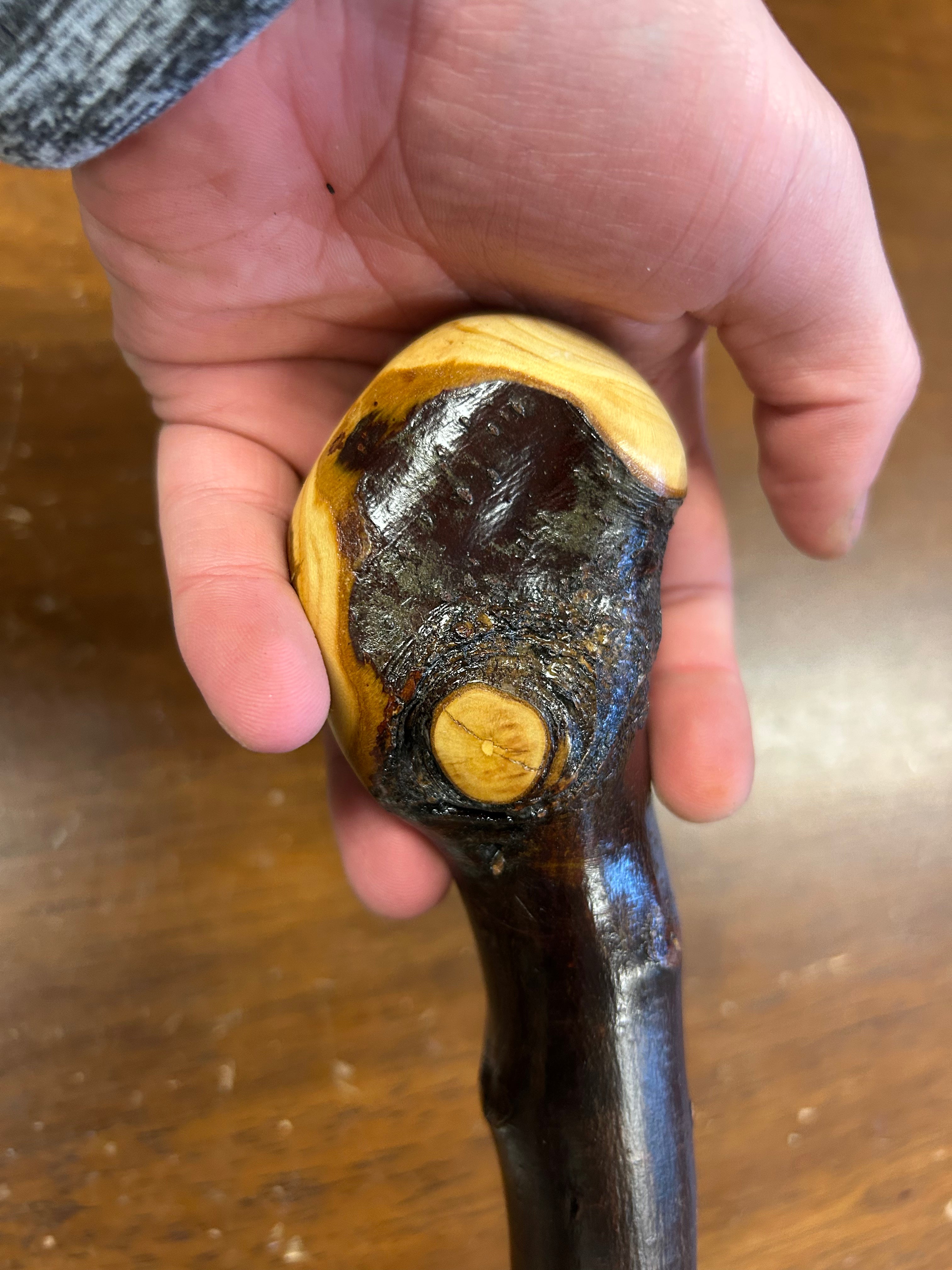 Blackthorn Walking Stick 38 3/4 inch - Handmade in Ireland