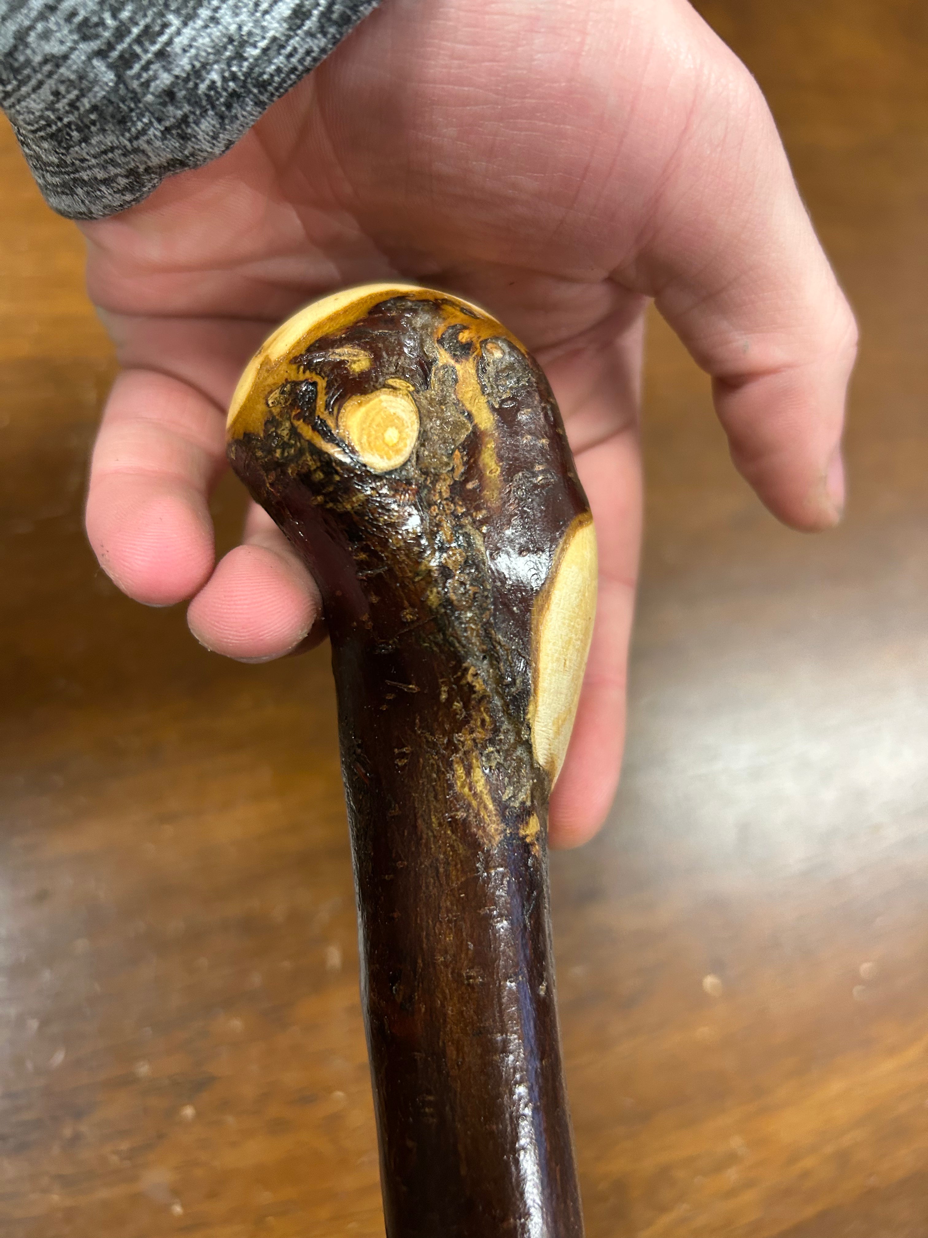 Blackthorn Walking Stick 38 1/2 inch - Handmade in Ireland
