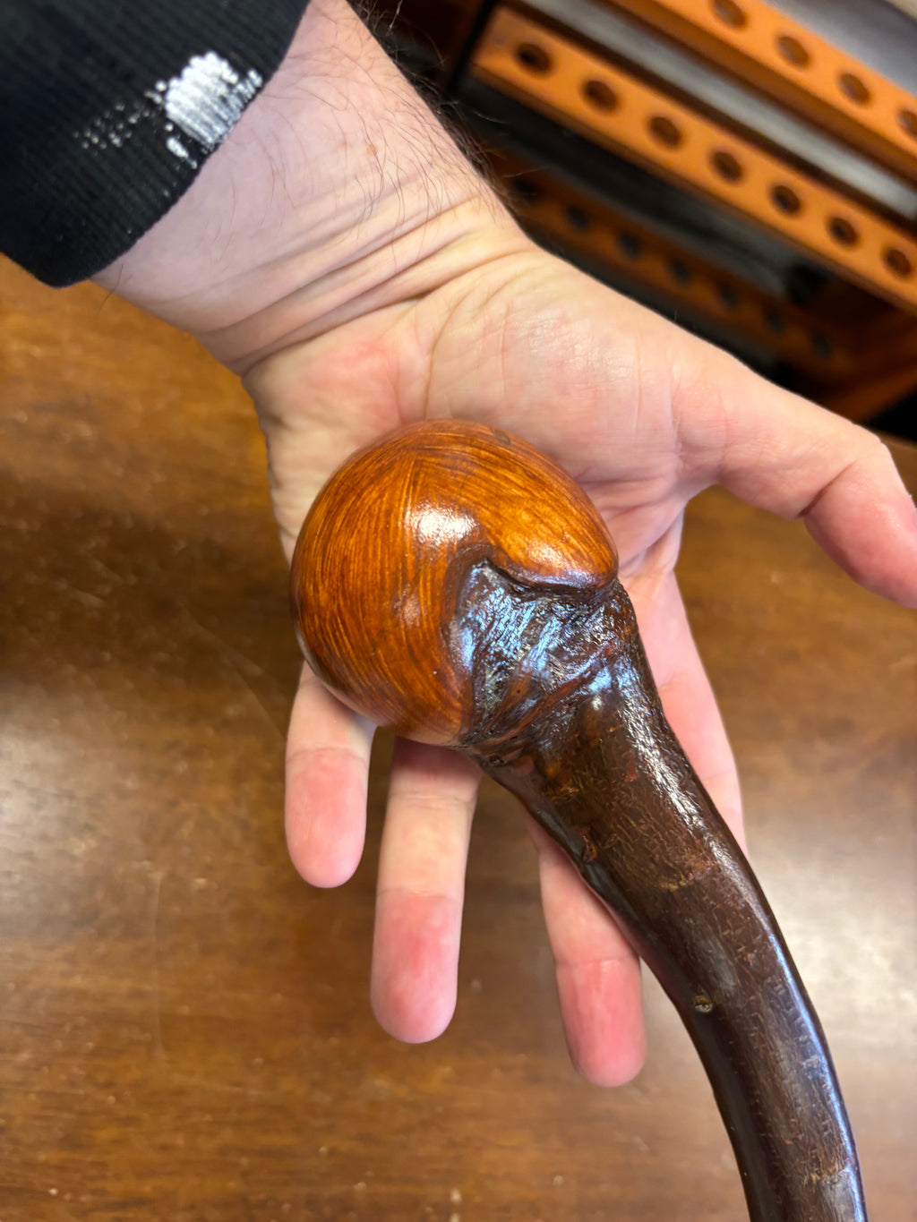 Blackthorn Walking Stick 37 3/4 inch - Handmade in Ireland