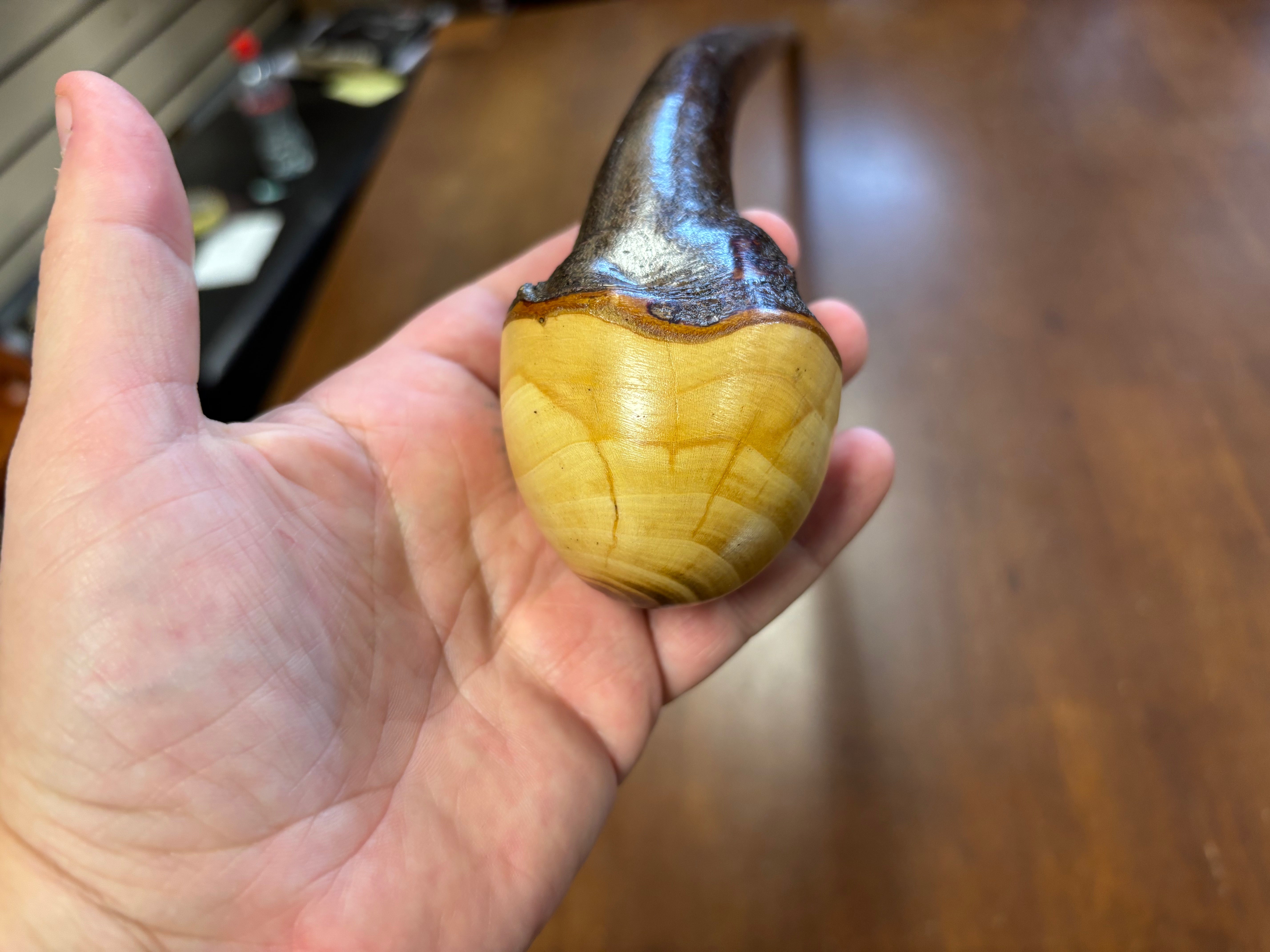 Blackthorn Walking Stick 37 1/2 inch - Handmade in Ireland