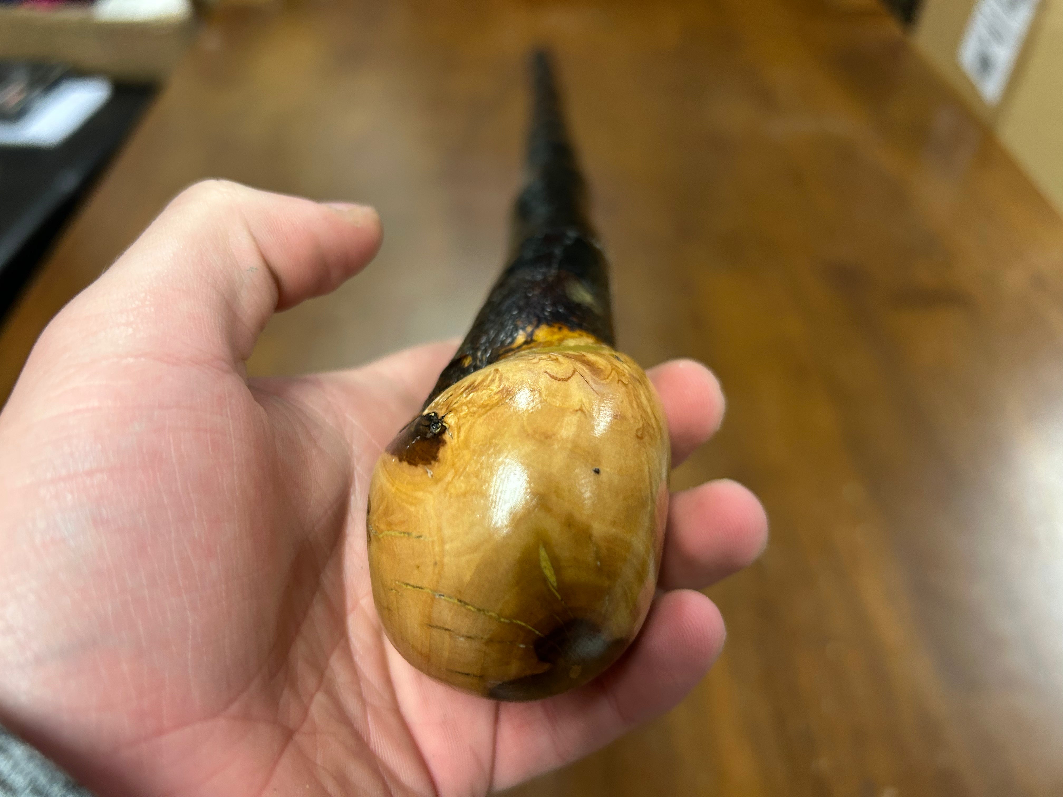 Blackthorn Walking Stick 39 1/4 inch - Handmade in Ireland