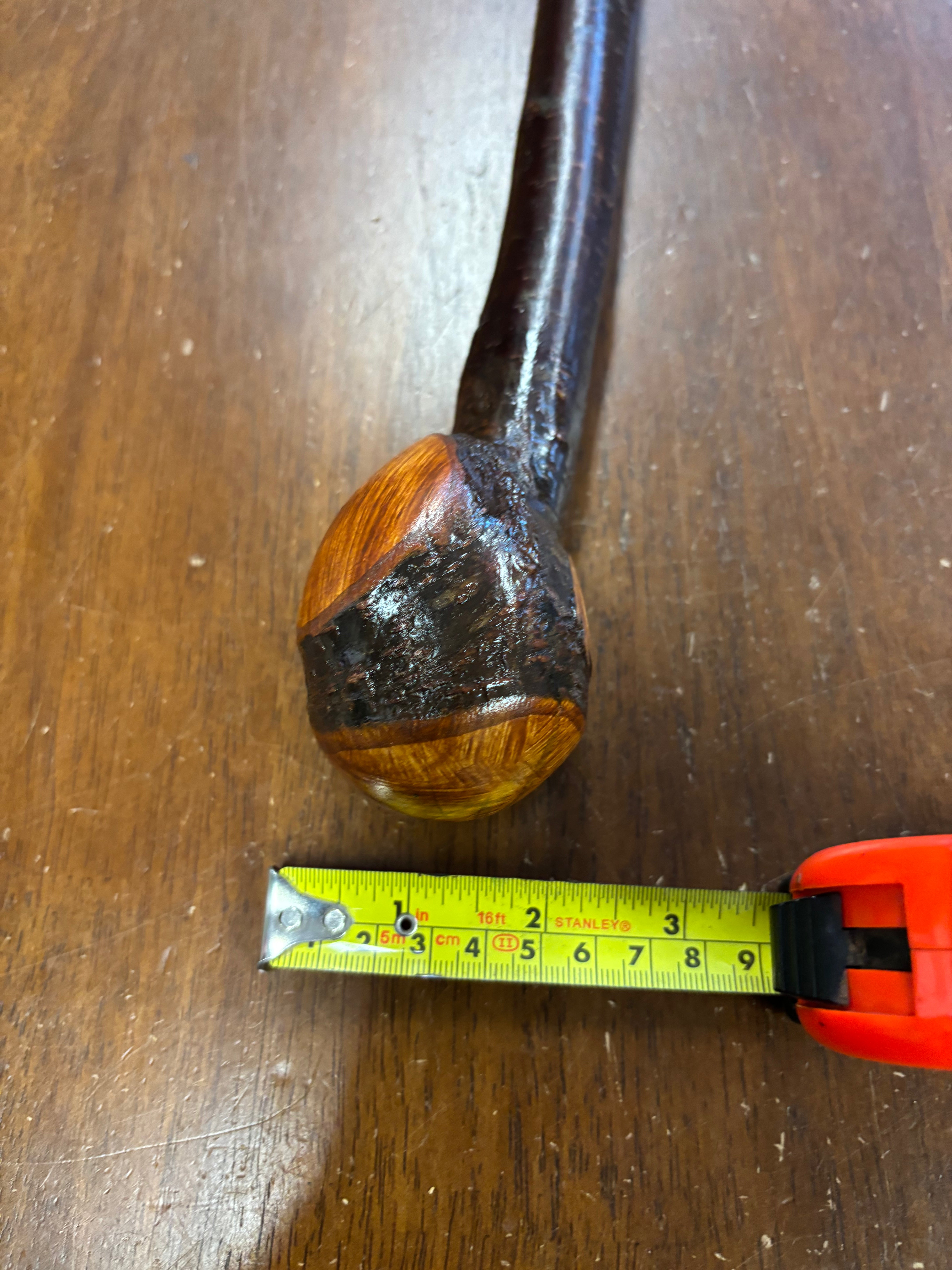 Blackthorn Walking Stick 36 1/2 inch - Handmade in Ireland